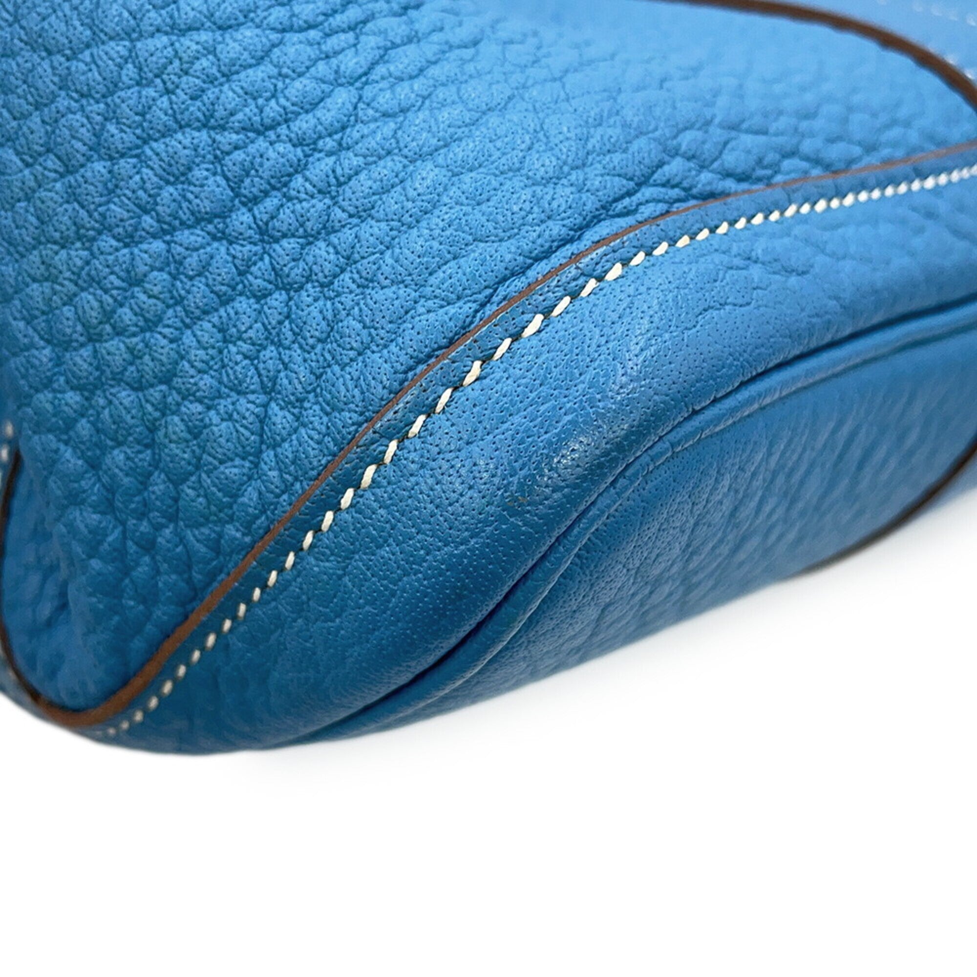 Hermes Azur Negonda Leather Handbag Tote Bag (Pre-Owned)