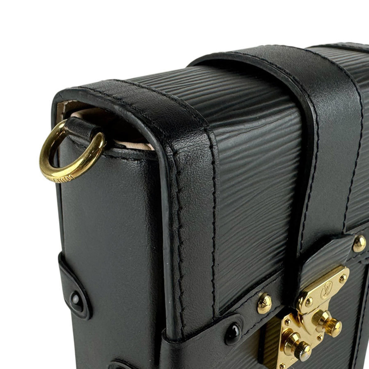 Louis Vuitton Noir Epi Leather Pochette Shoulder Bag (Pre-Owned)