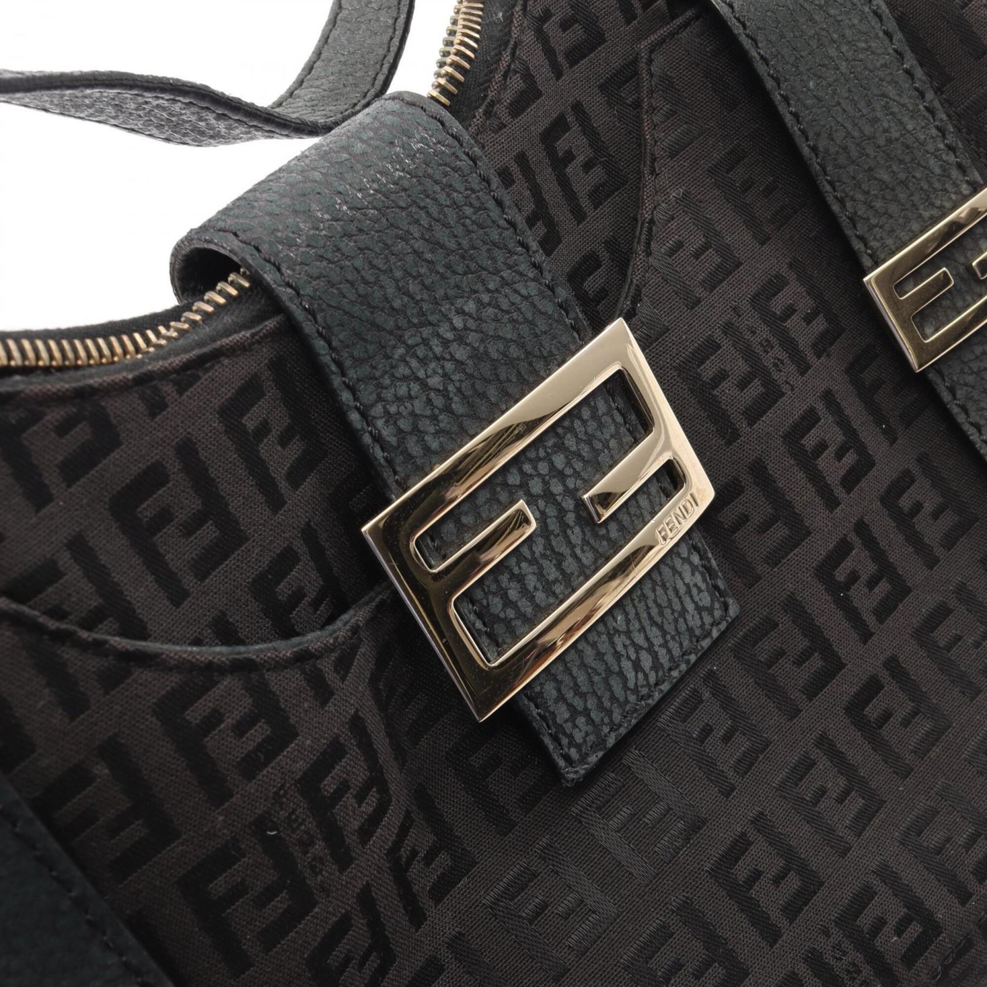 Fendi Brown Pvc Leather Handbag Shoulder Bag (Pre-Owned)