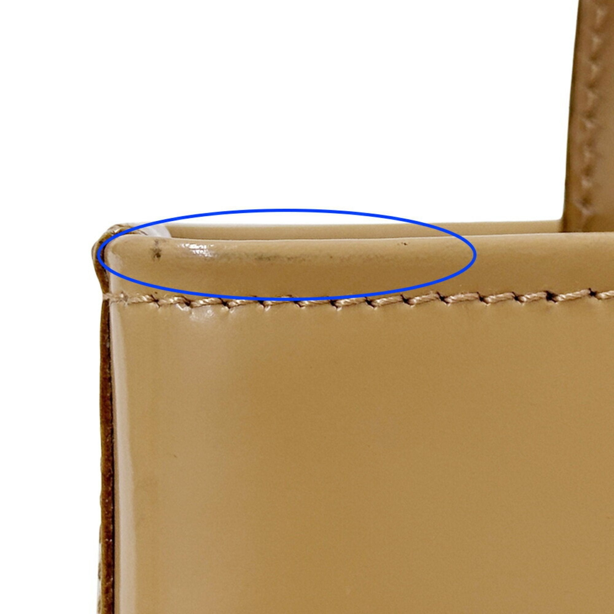 Salvatore Ferragamo Beige Leather Handbag (Pre-Owned)