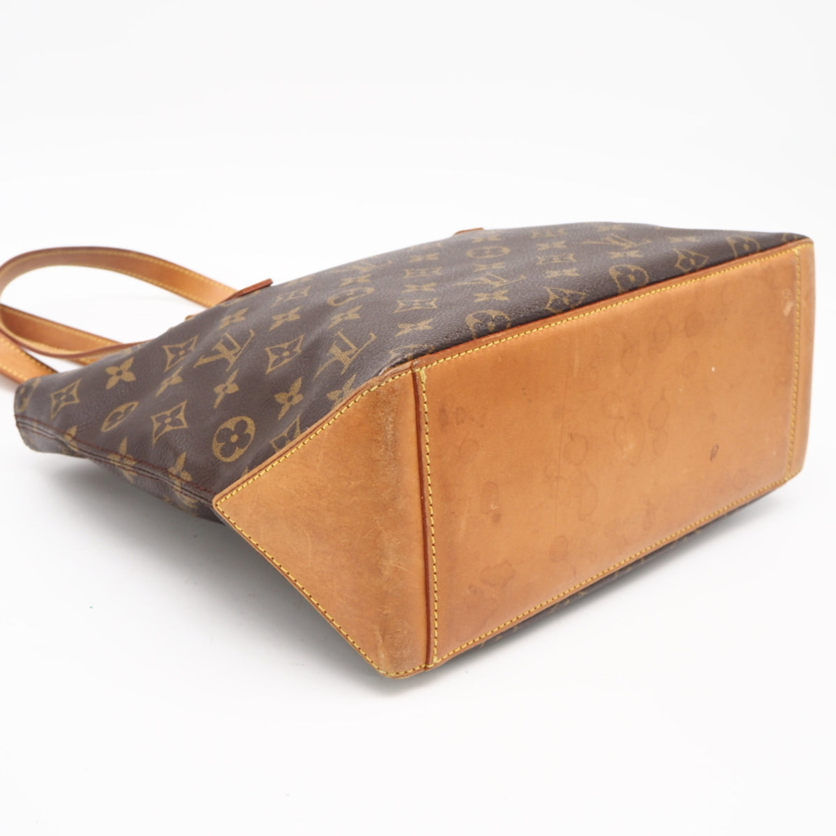 Louis Vuitton Monogram Brown Coated Canvas Leather Handbag (Pre-Owned)