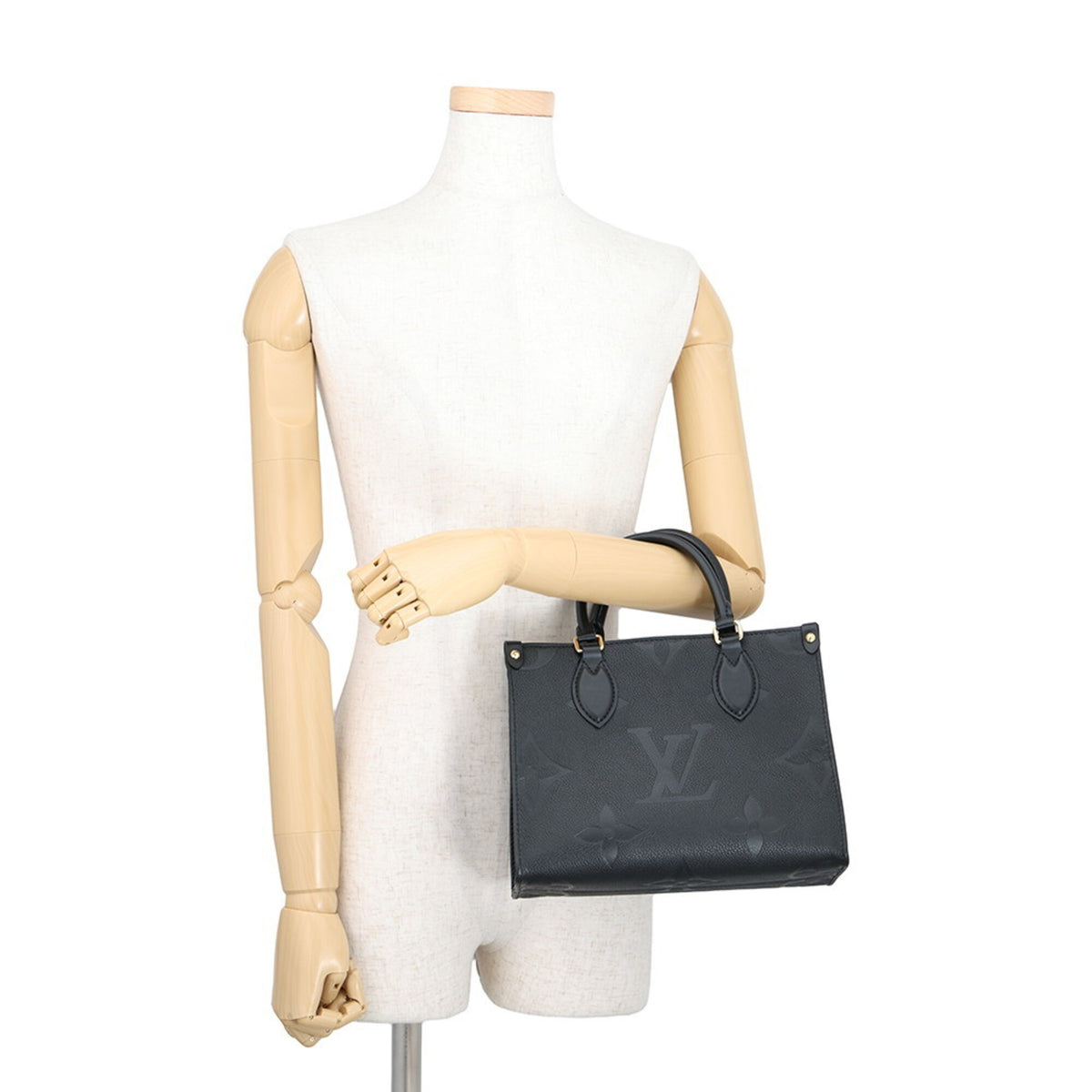 Louis Vuitton Noir Monogram Empreinte Handbag (Pre-Owned)