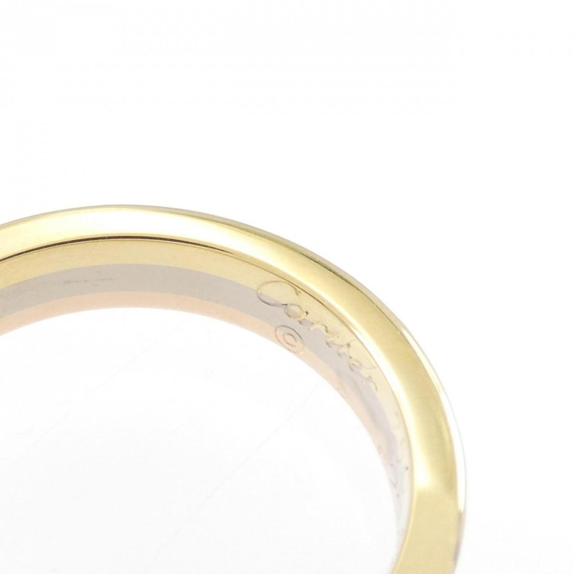 Cartier Louis Cartier Yellow Gold (18K) Pink Gold (18K) White Gold (18K) Band Ring (Pre-Owned)