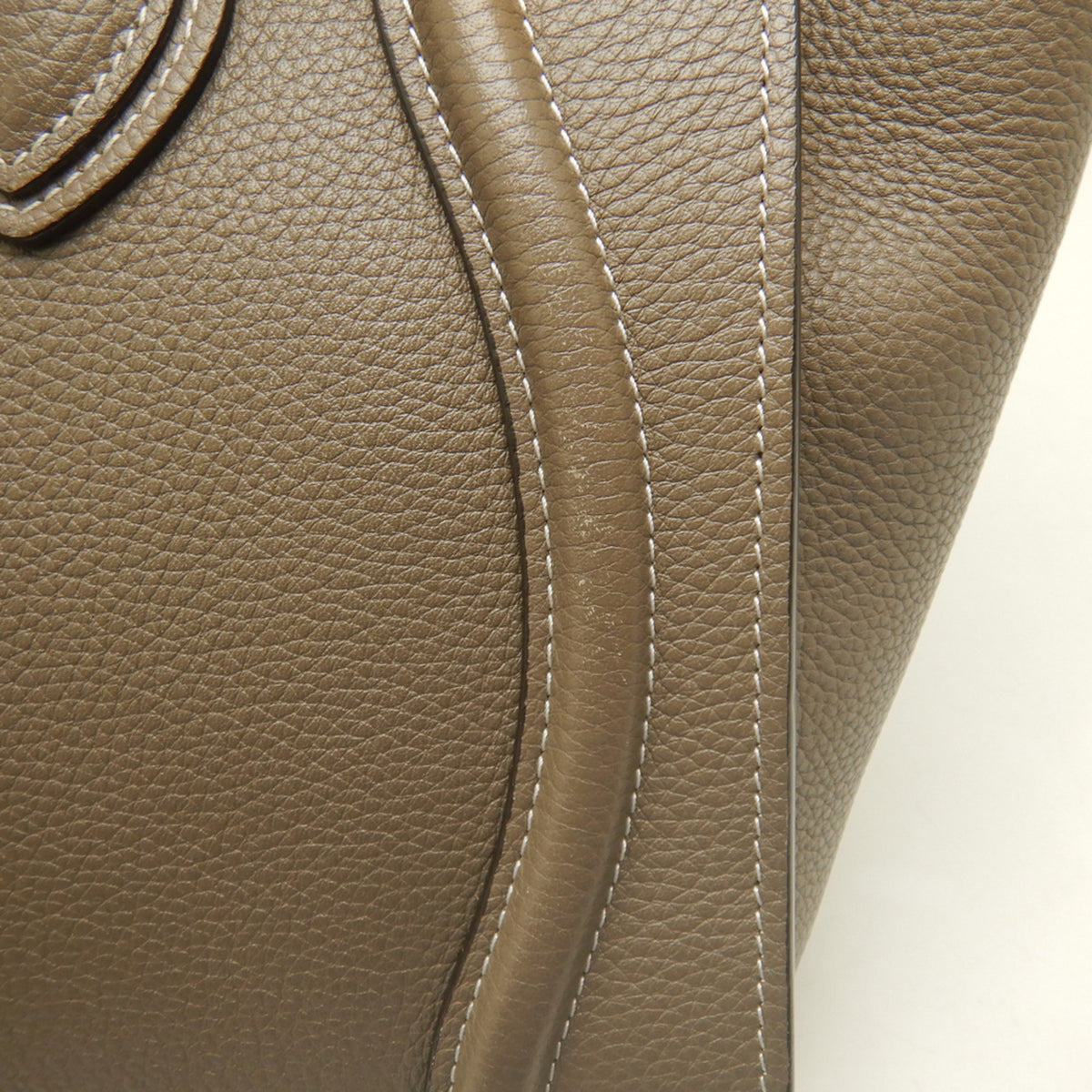 Celine Silver Leather Handbag (Pre-Owned)