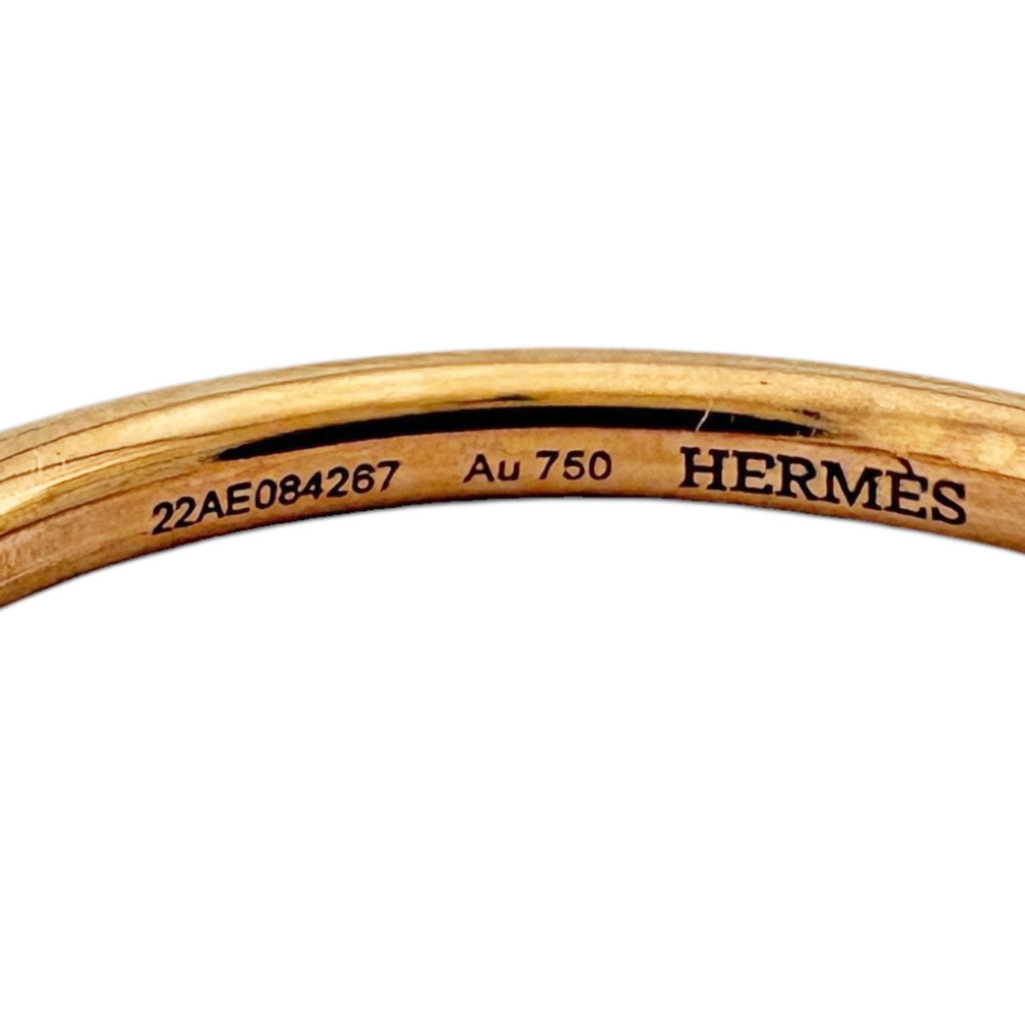 Hermes Pink Gold (18K) Band Ring (Pre-Owned)