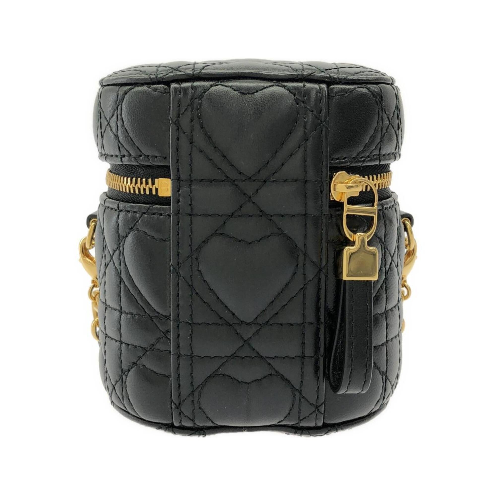 Christian Dior Black Leather Shoulder Bag (Pre-Owned)