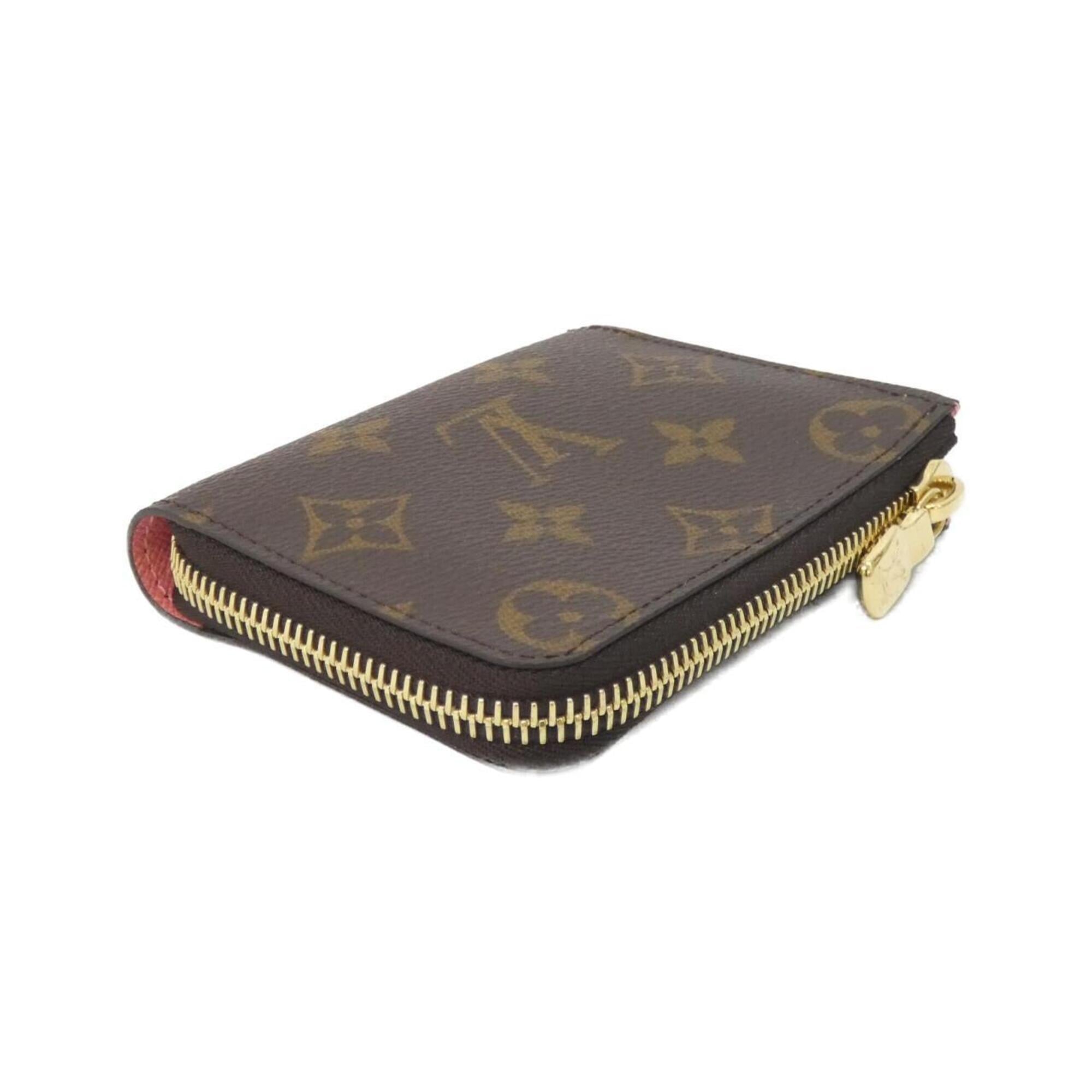 Louis Vuitton Monogram Marron Pink Coated Canvas Coin Purse/Coin Case (Pre-Owned)