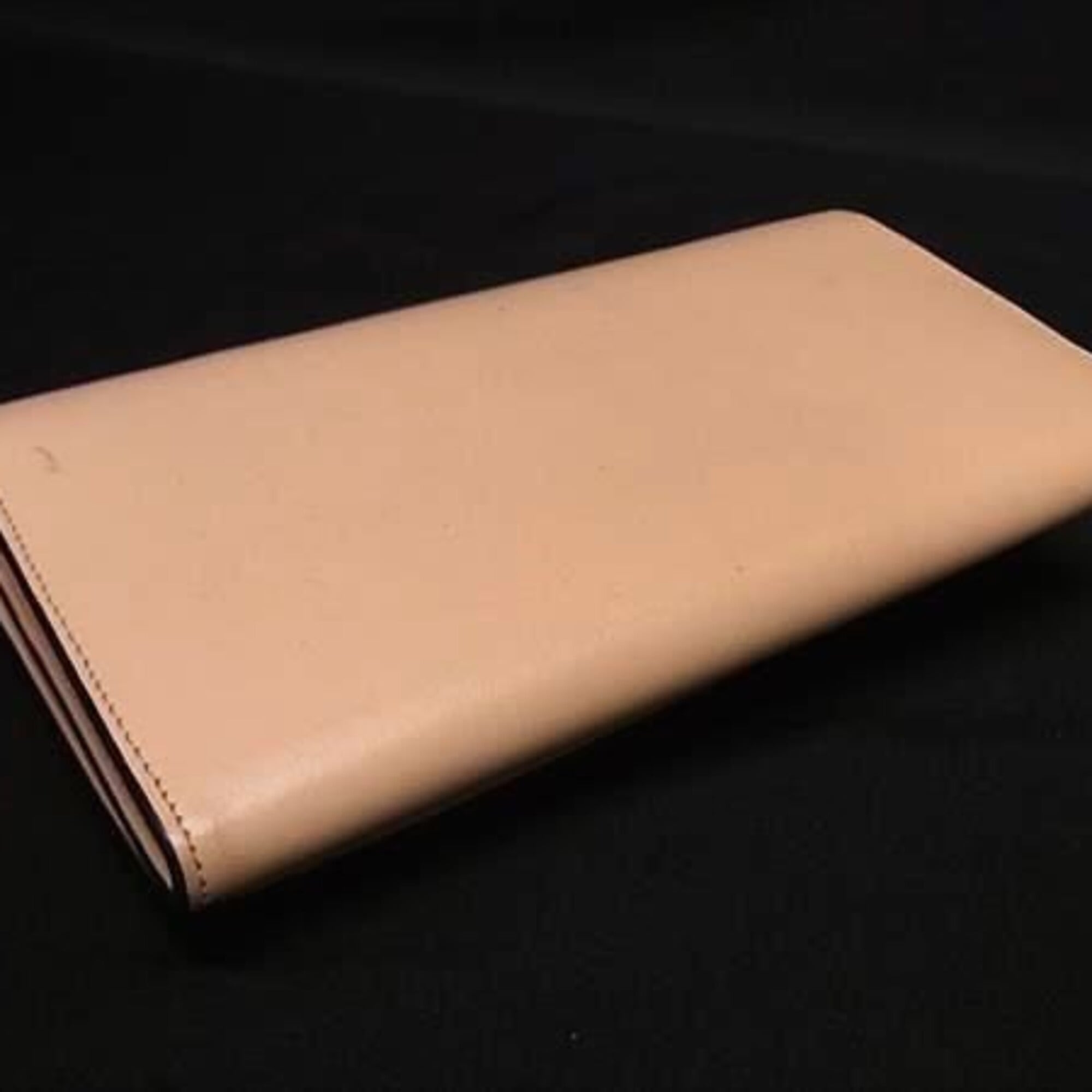 Christian Louboutin Beige Long Wallet (Tri-Fold) (Pre-Owned)