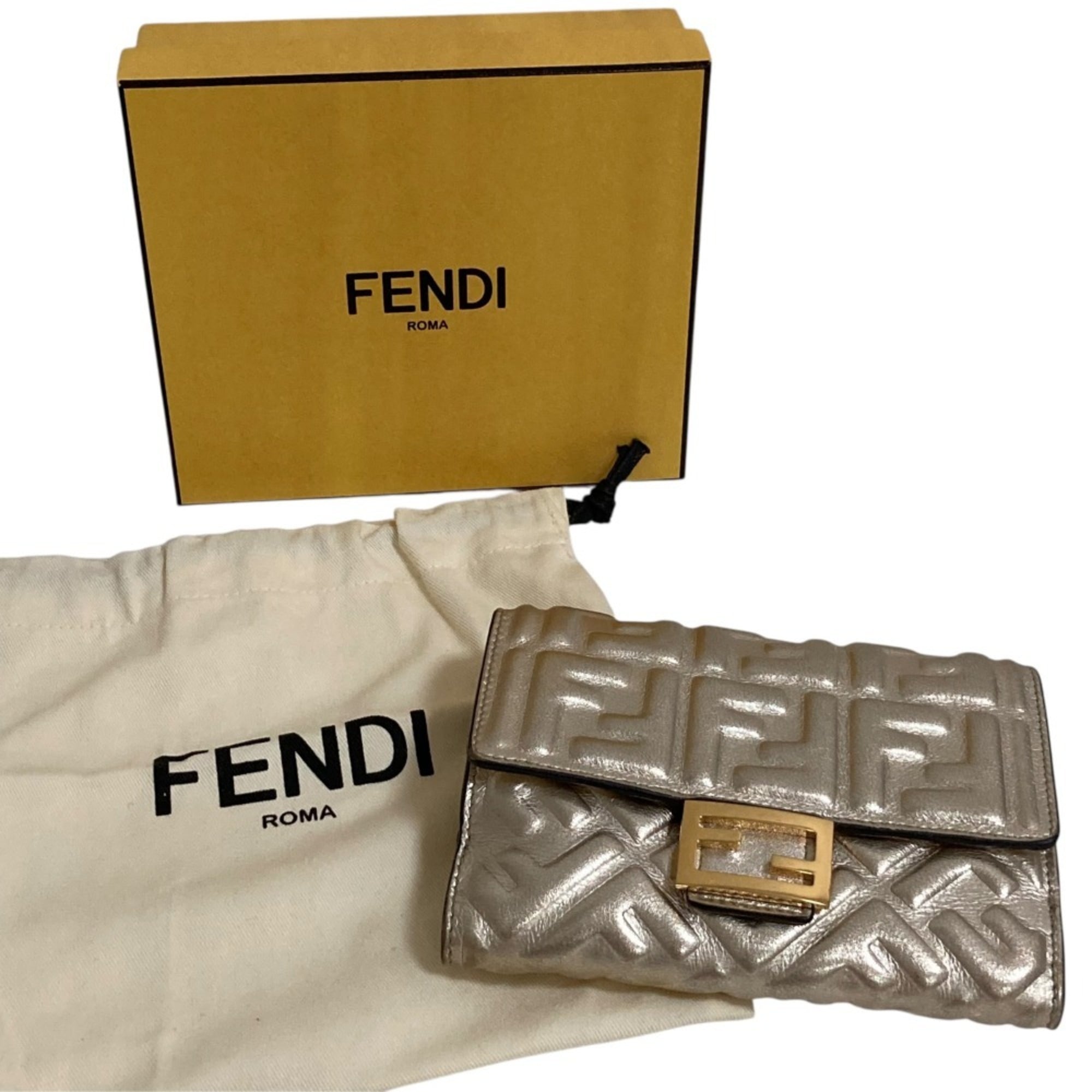 Fendi Gold Wallet (Bi-Fold) (Pre-Owned)
