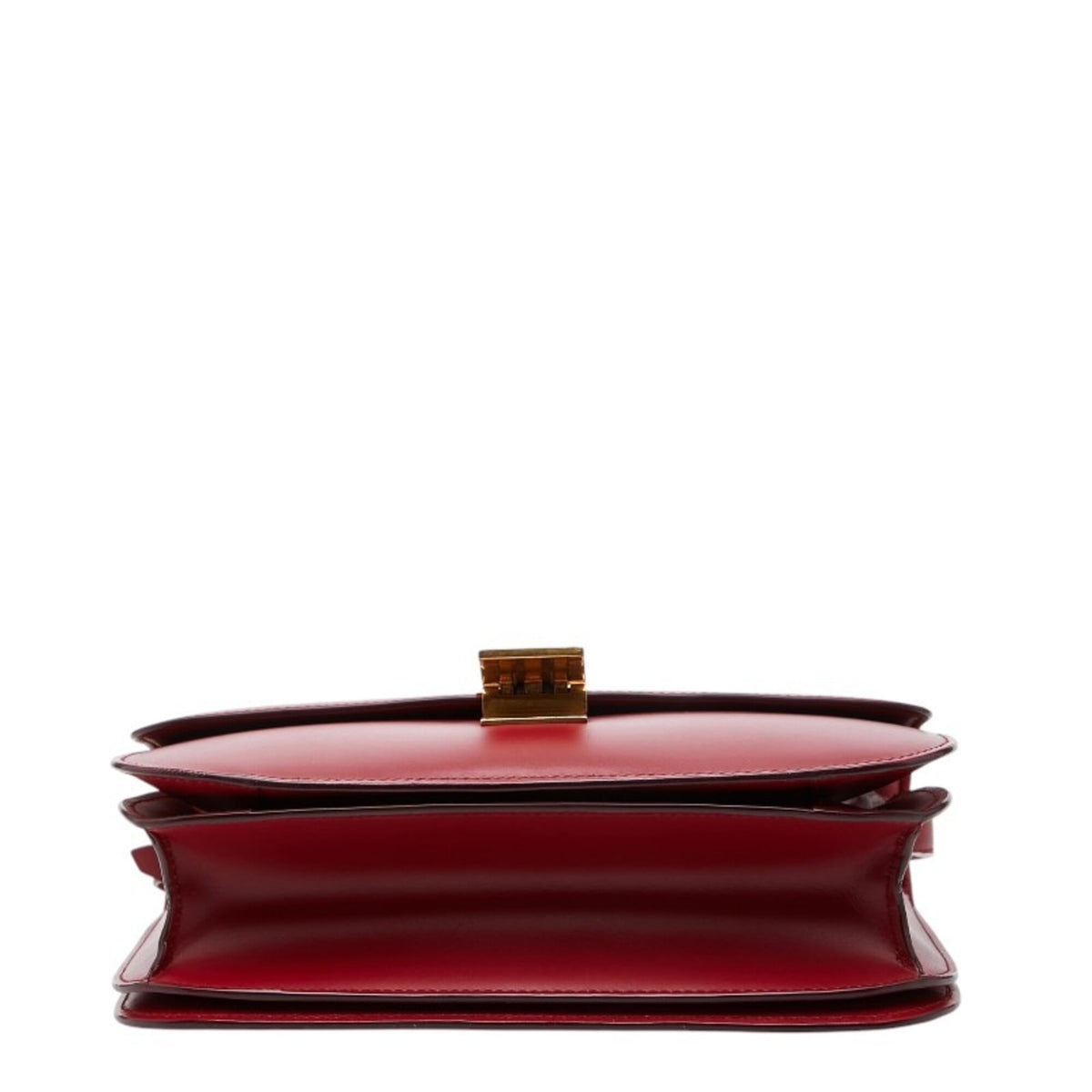 Celine Red Color Leather Handbag Shoulder Bag (Pre-Owned)