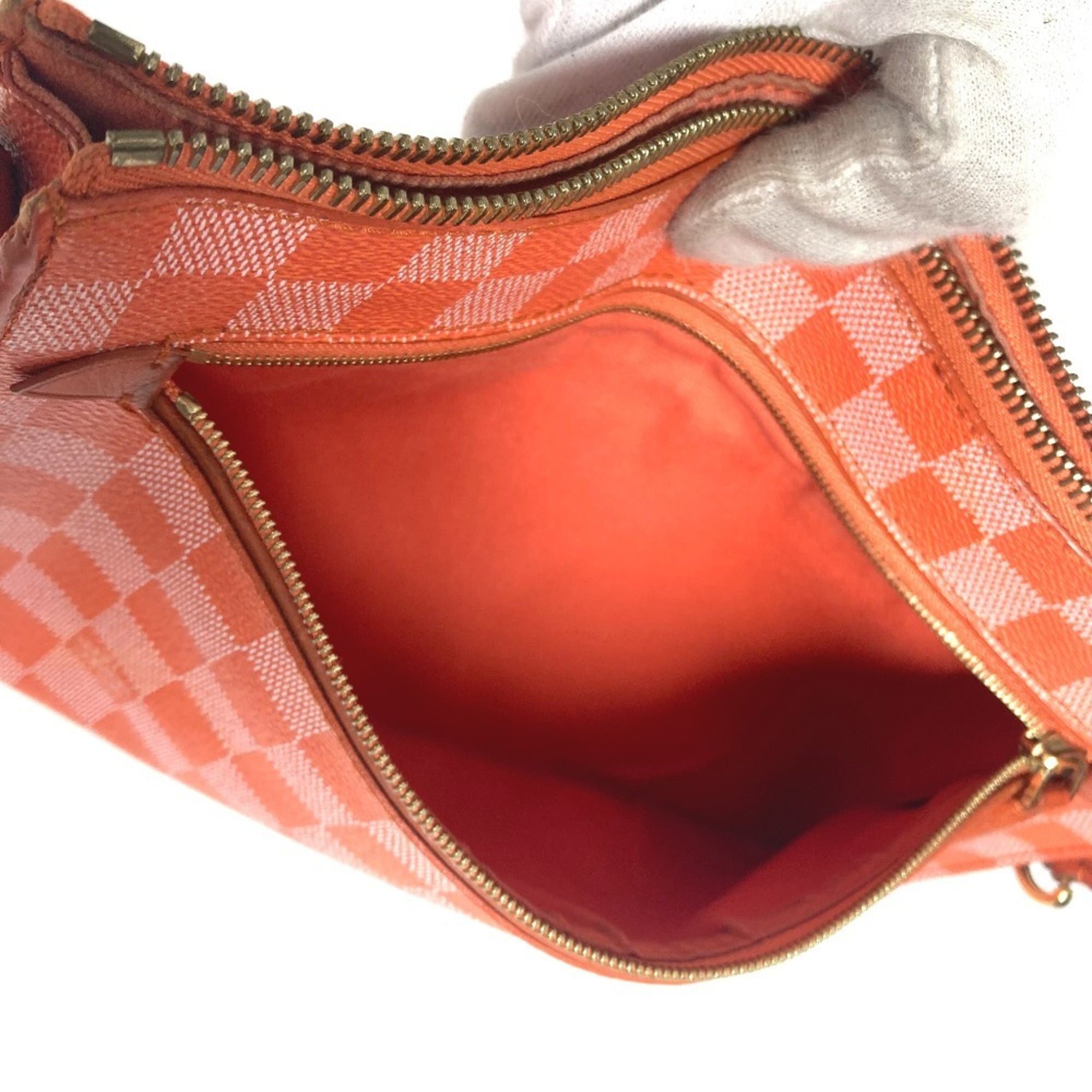 Louis Vuitton Damier Orange Pimont Damier Canvas Clutch Bag Pouch Shoulder Bag (Pre-Owned)