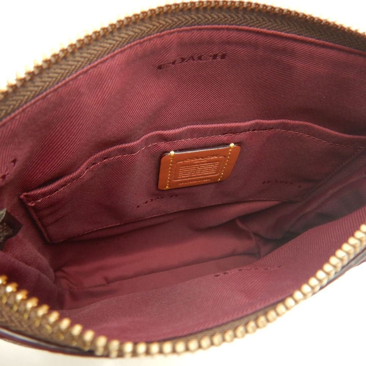 Coach Beige Coated Canvas Shoulder Bag (Pre-Owned)