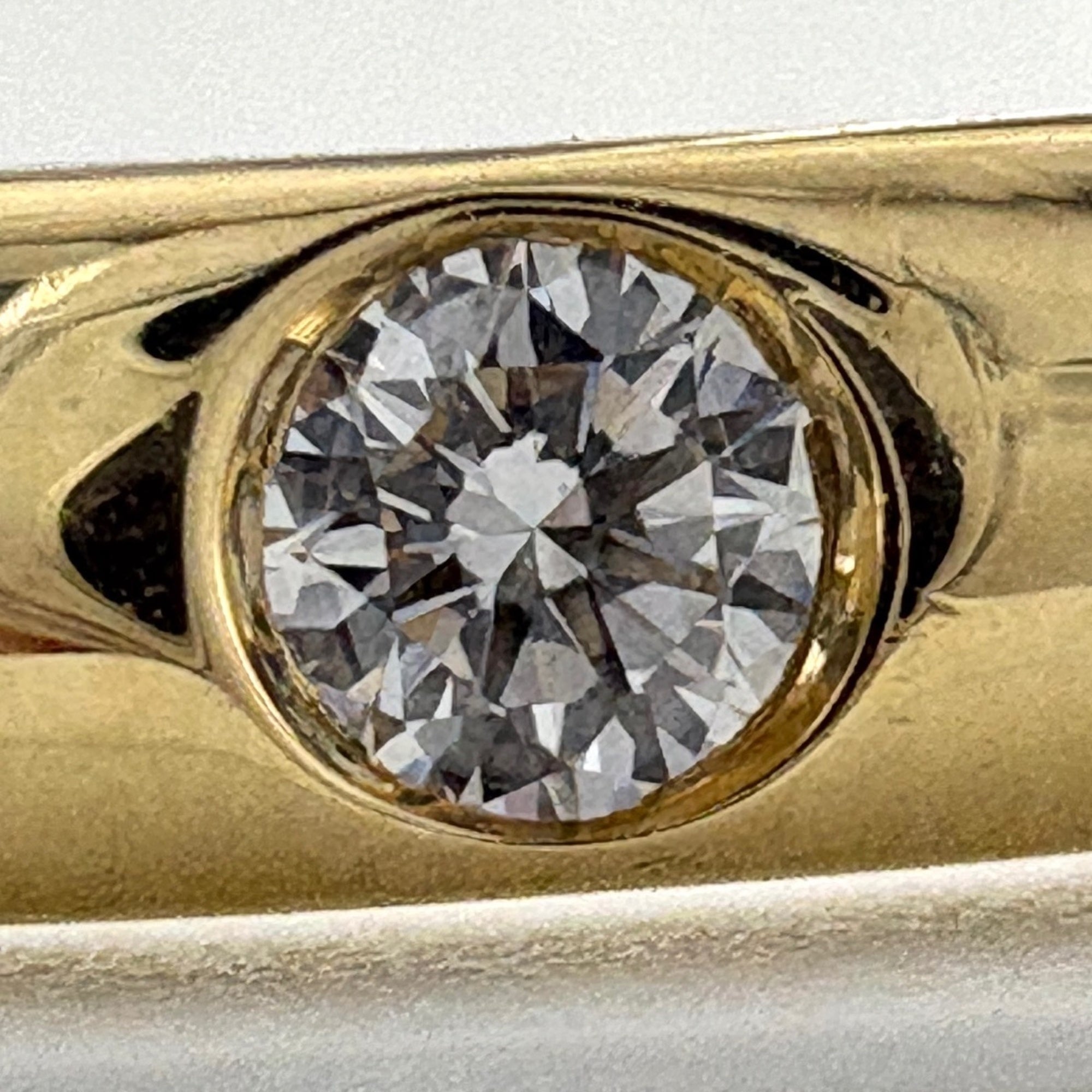 Harry Winston Yellow Gold (18K) Band Ring (Pre-Owned)