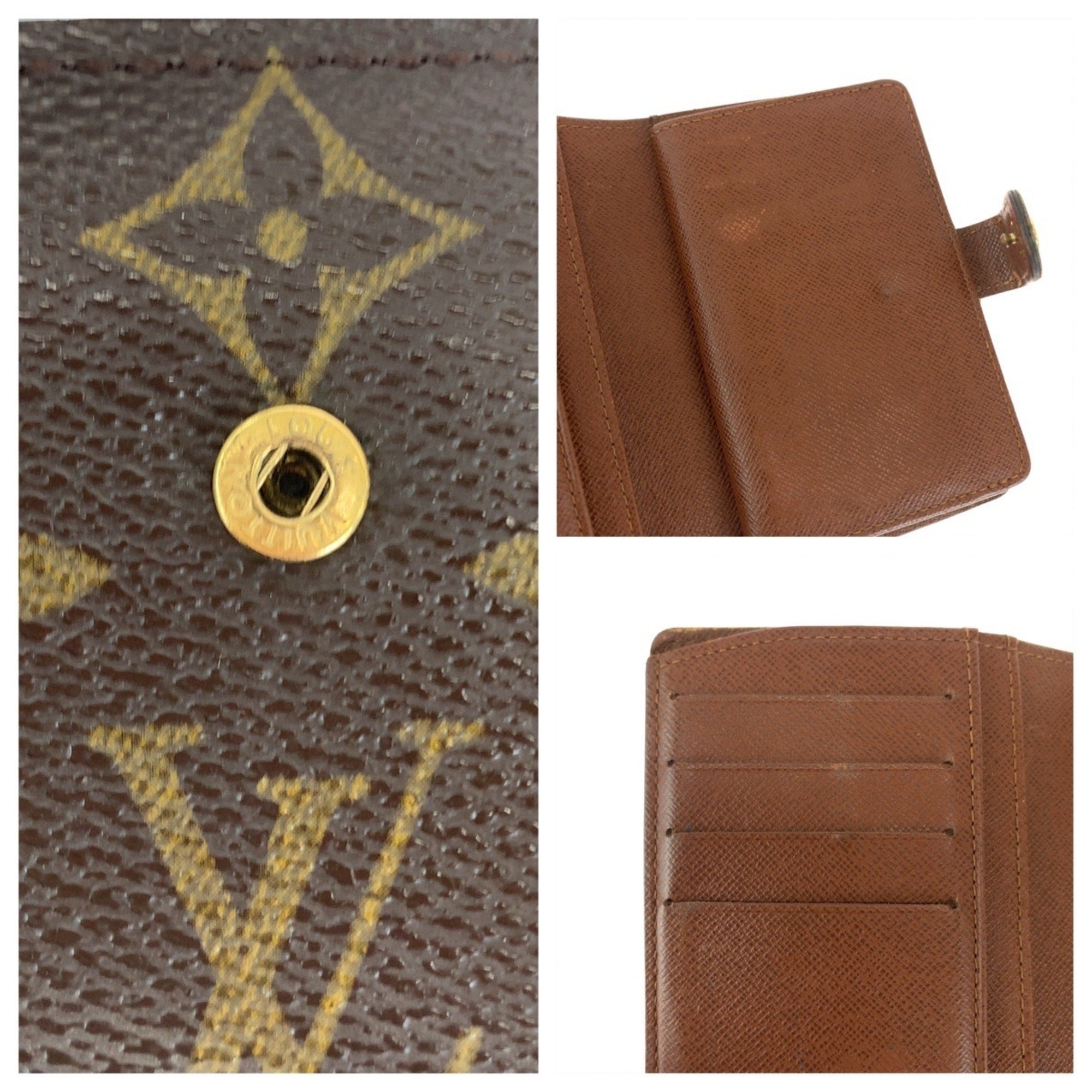 Louis Vuitton Brown Monogram Monogram Wallet (Bi-Fold) (Pre-Owned)