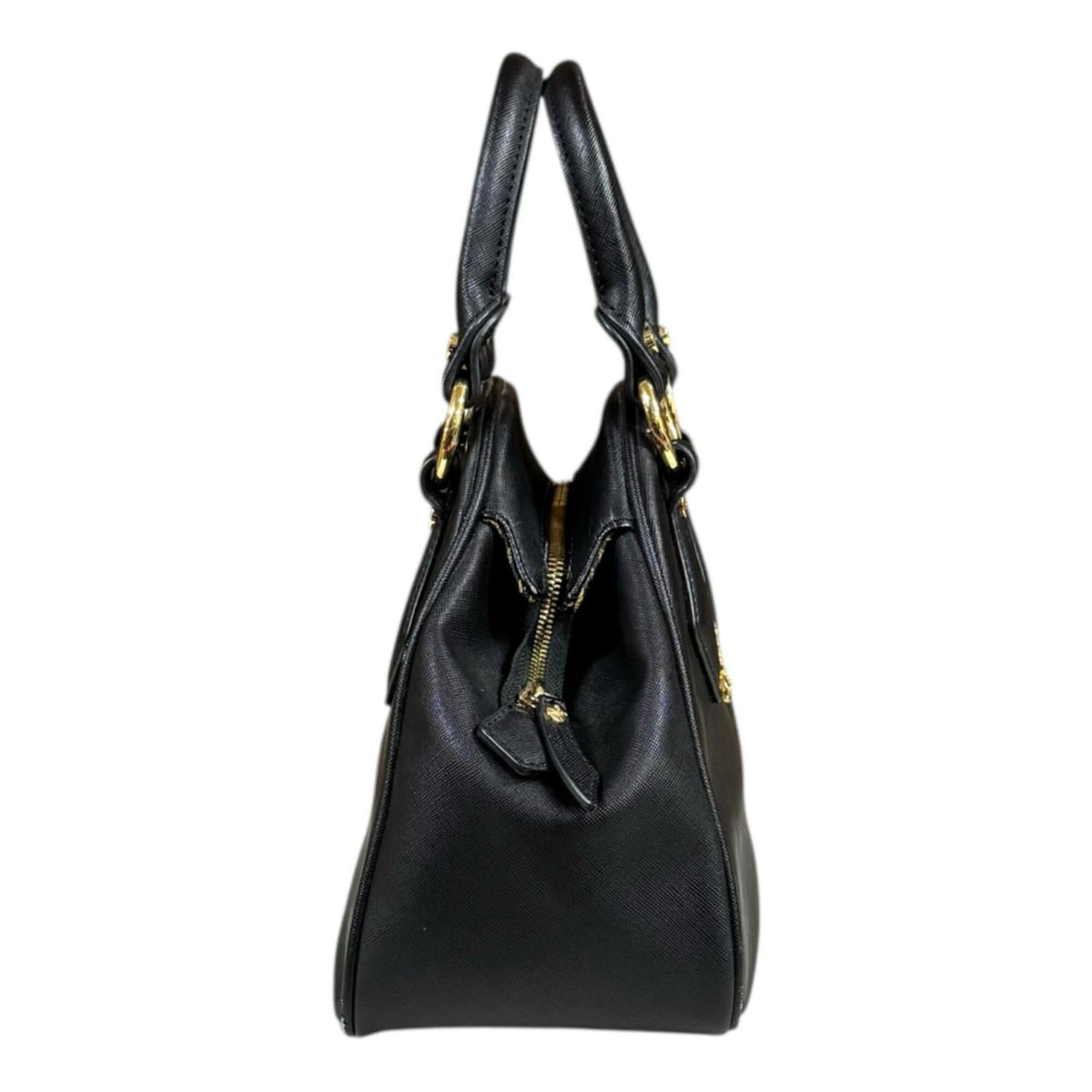 Vivienne Westwood Black Leather Handbag (Pre-Owned)