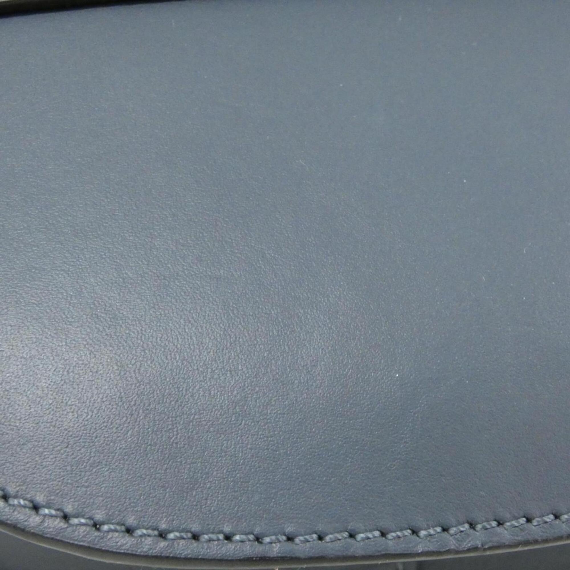 Loewe Blue Leather Shoulder Bag (Pre-Owned)