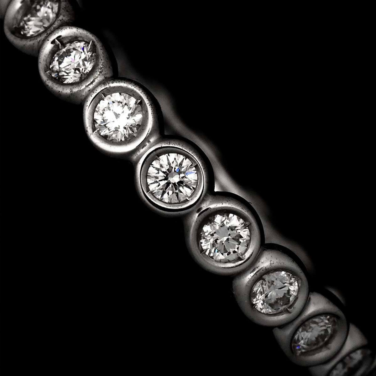 Bottega Veneta White Gold (18K) Band Ring (Pre-Owned)