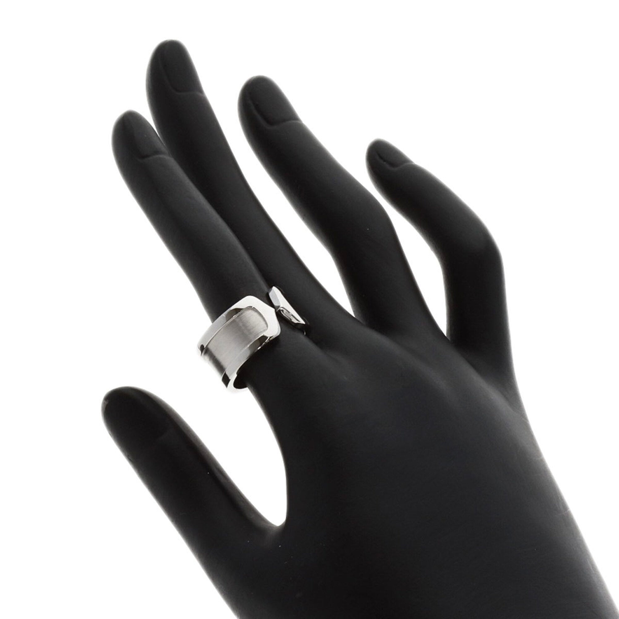 Cartier C2 White Gold (18K) Band Ring (Pre-Owned)