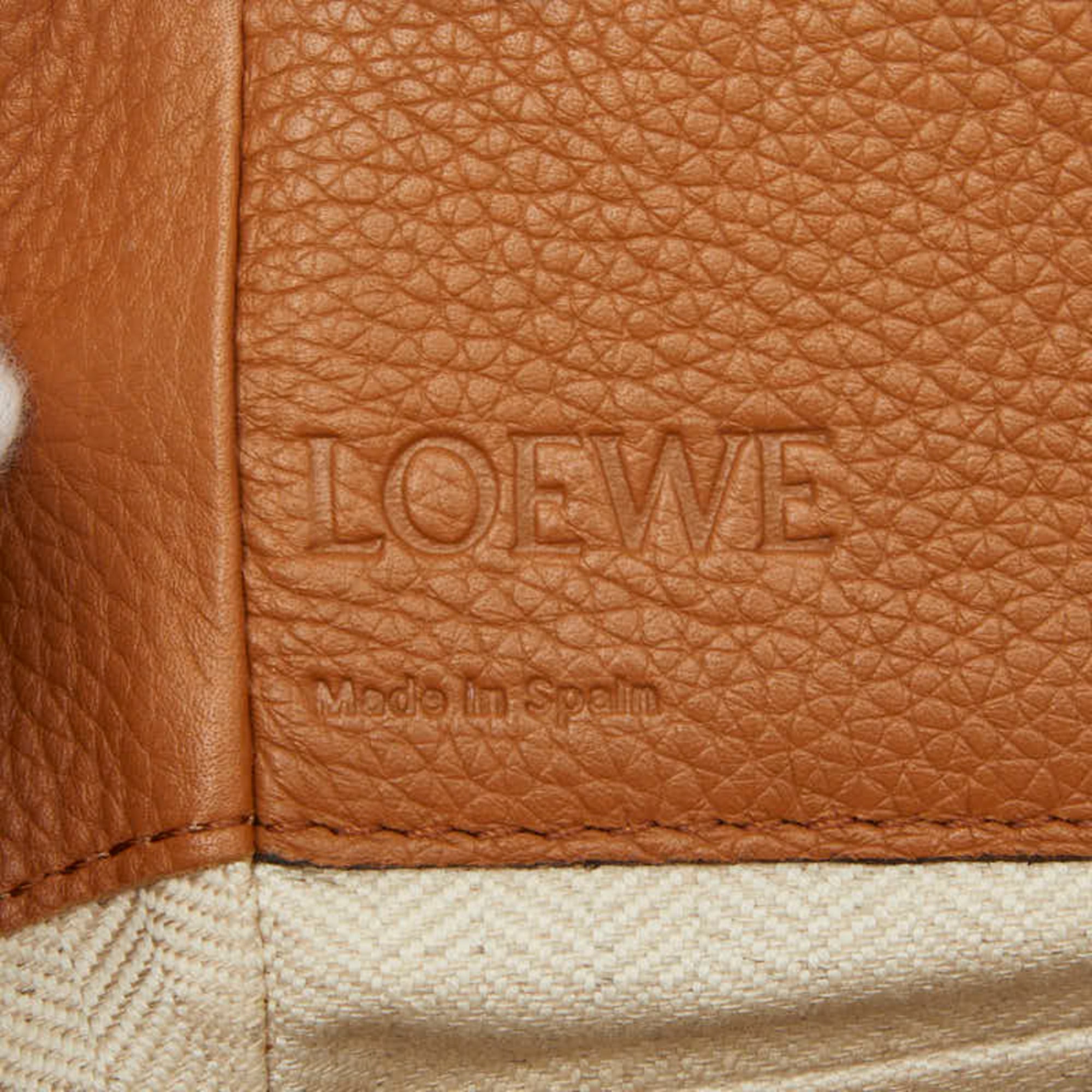 Loewe Hammock Brown Leather Handbag Shoulder Bag (Pre-Owned)