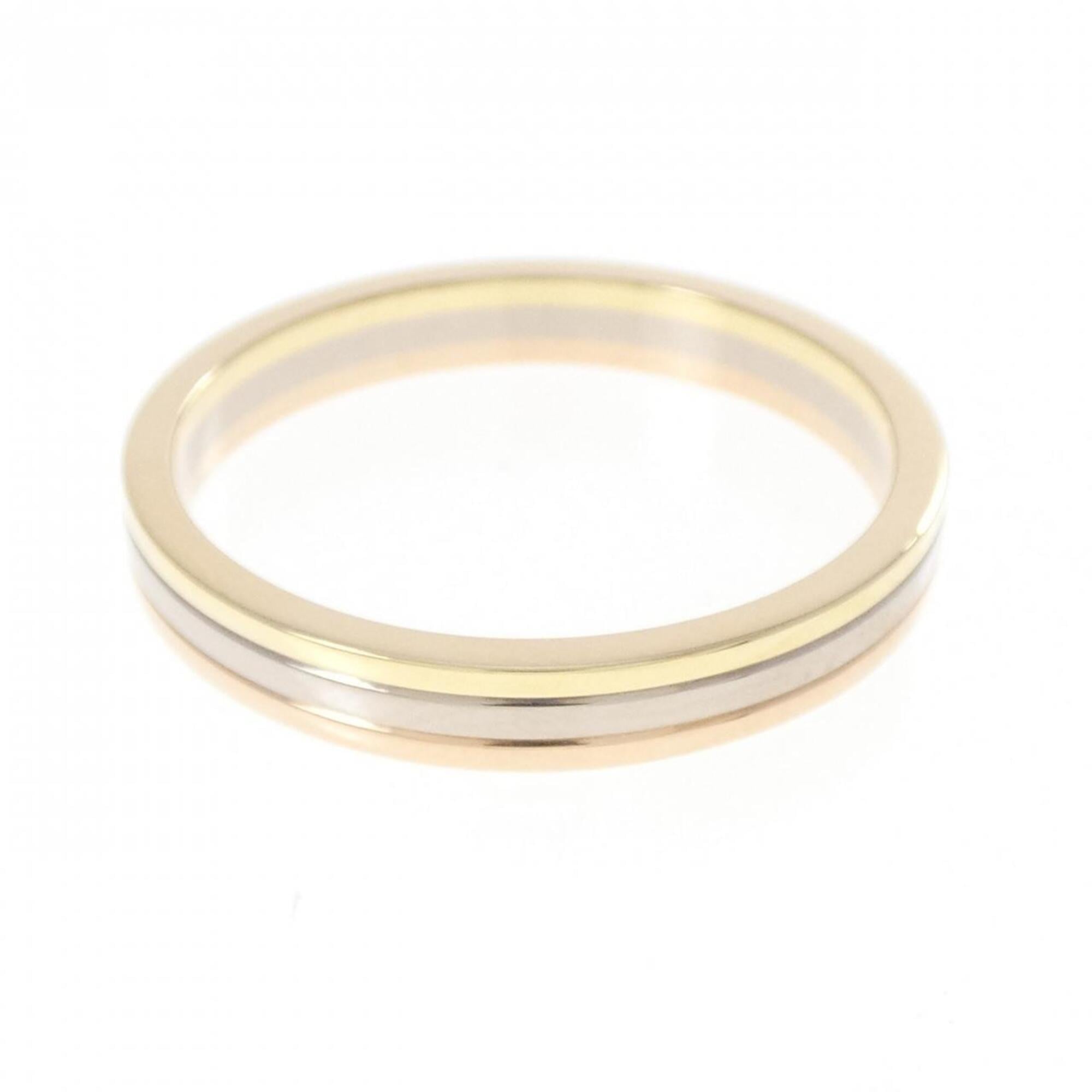 Cartier Pink Gold White Gold Yellow Gold Yellow Gold (18K) Pink Gold (18K) White Gold (18K) Band Ring (Pre-Owned)