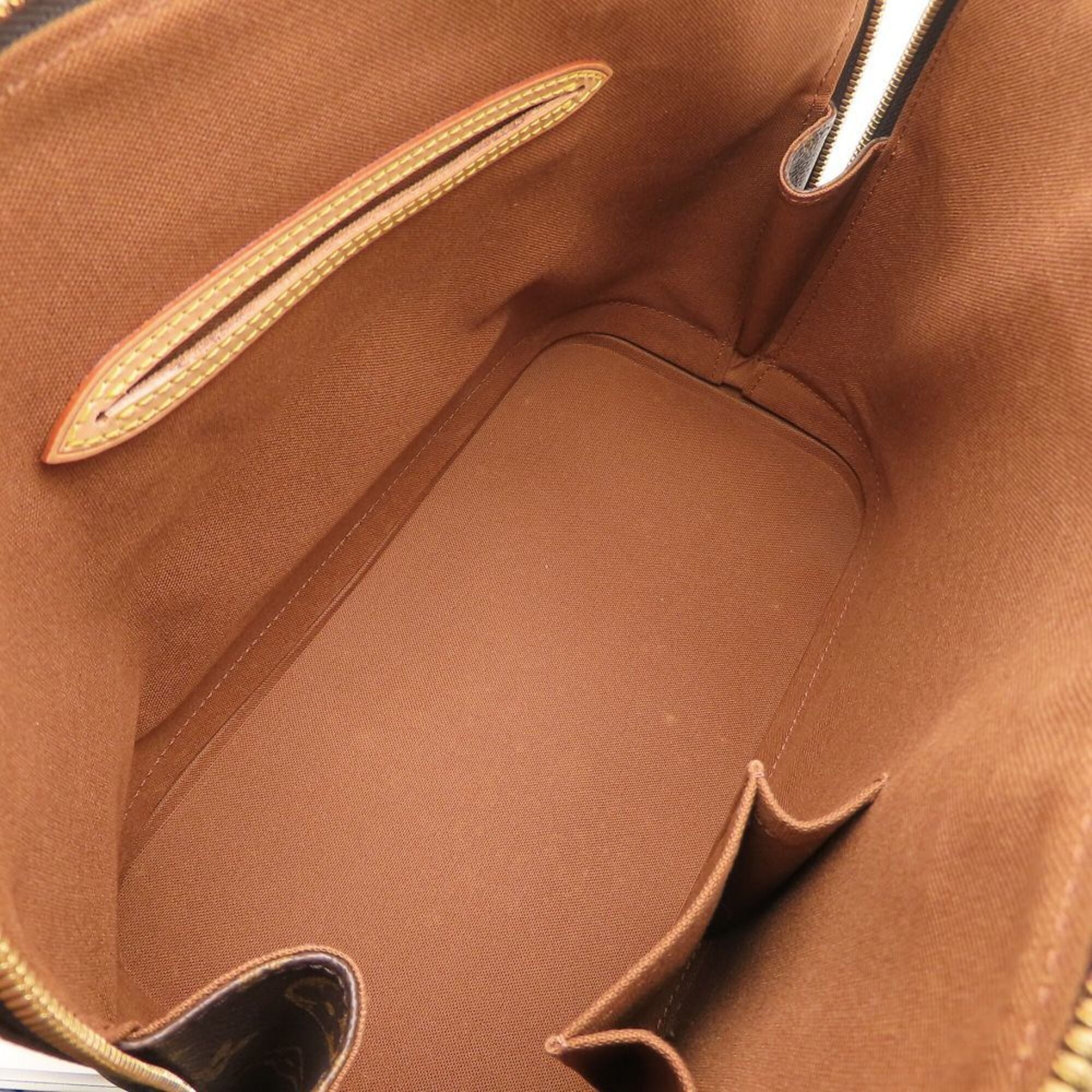 Louis Vuitton Brown Monogram Canvas Handbag (Pre-Owned)