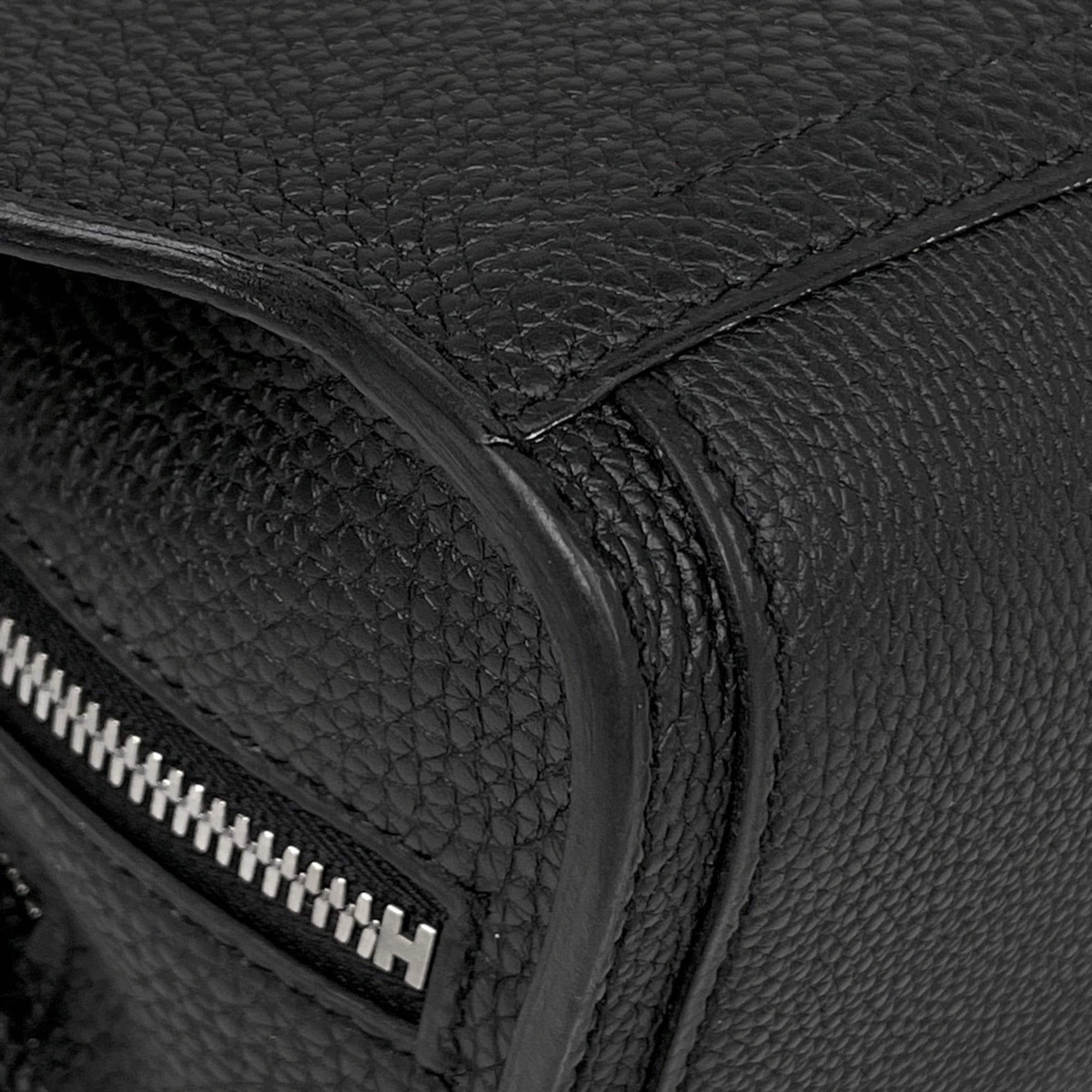 Hermes Black Togo Leather Backpack (Pre-Owned)