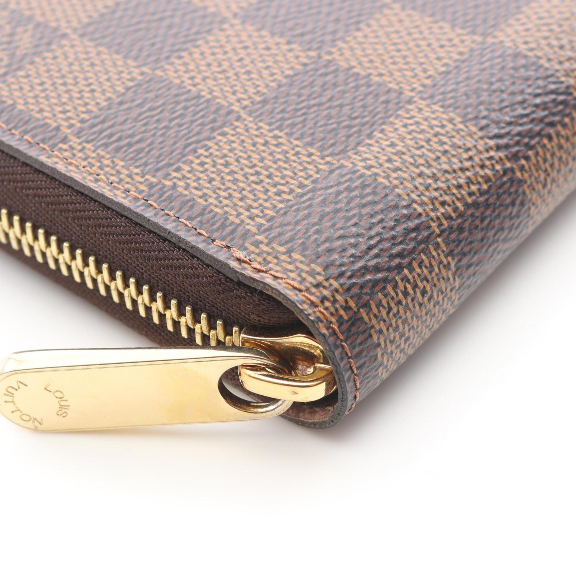 Louis Vuitton Brown Damier Canvas Pvc Long Wallet (Bi-Fold) (Pre-Owned)