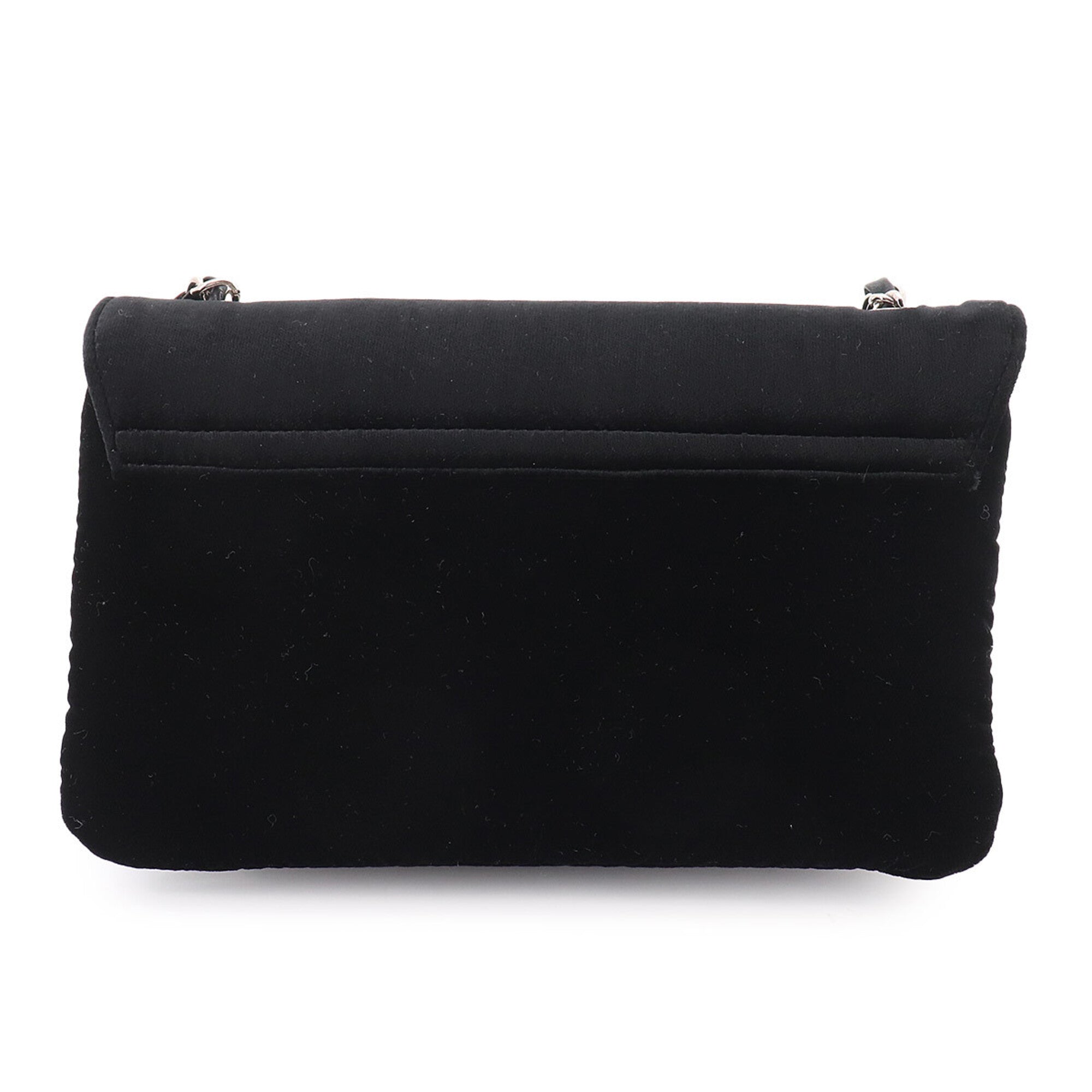 Chanel Black Leather Handbag Shoulder Bag (Pre-Owned)