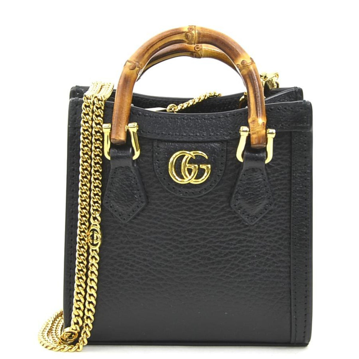 Gucci Black Leather Shoulder Bag (Pre-Owned)