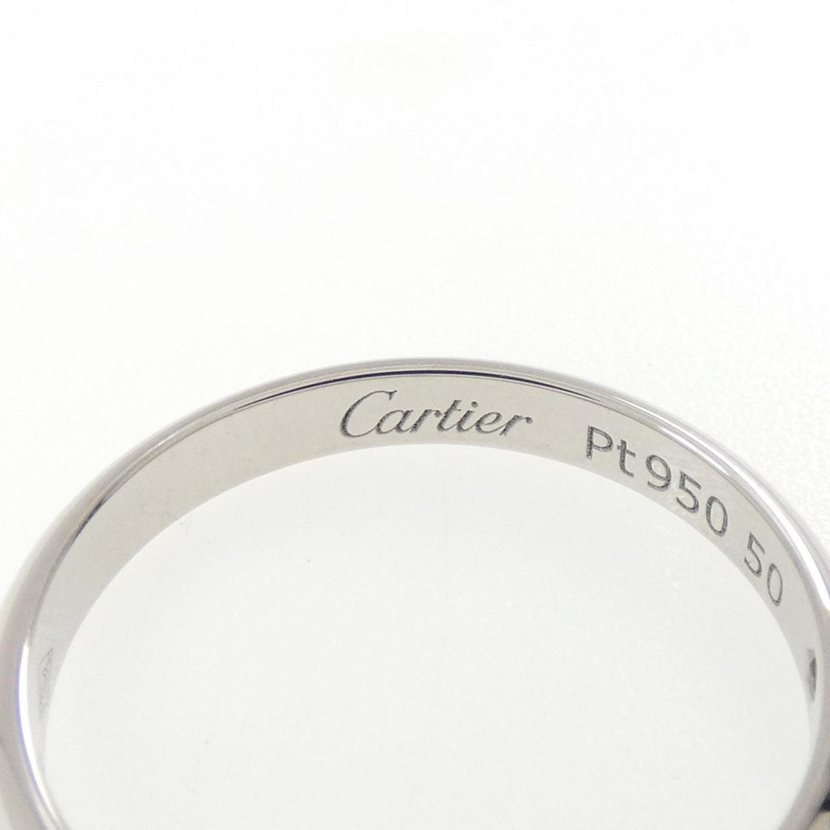 Cartier Platinum 950 Band Ring (Pre-Owned)