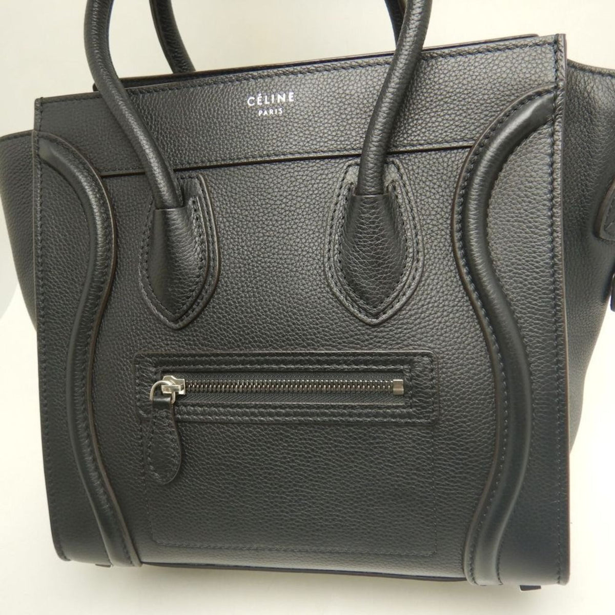 Celine Black Leather Tote Bag (Pre-Owned)