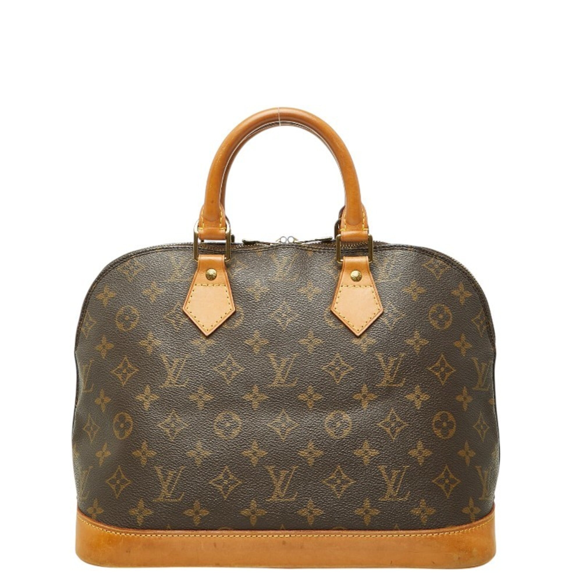 Louis Vuitton Brown Pvc Leather Handbag (Pre-Owned)