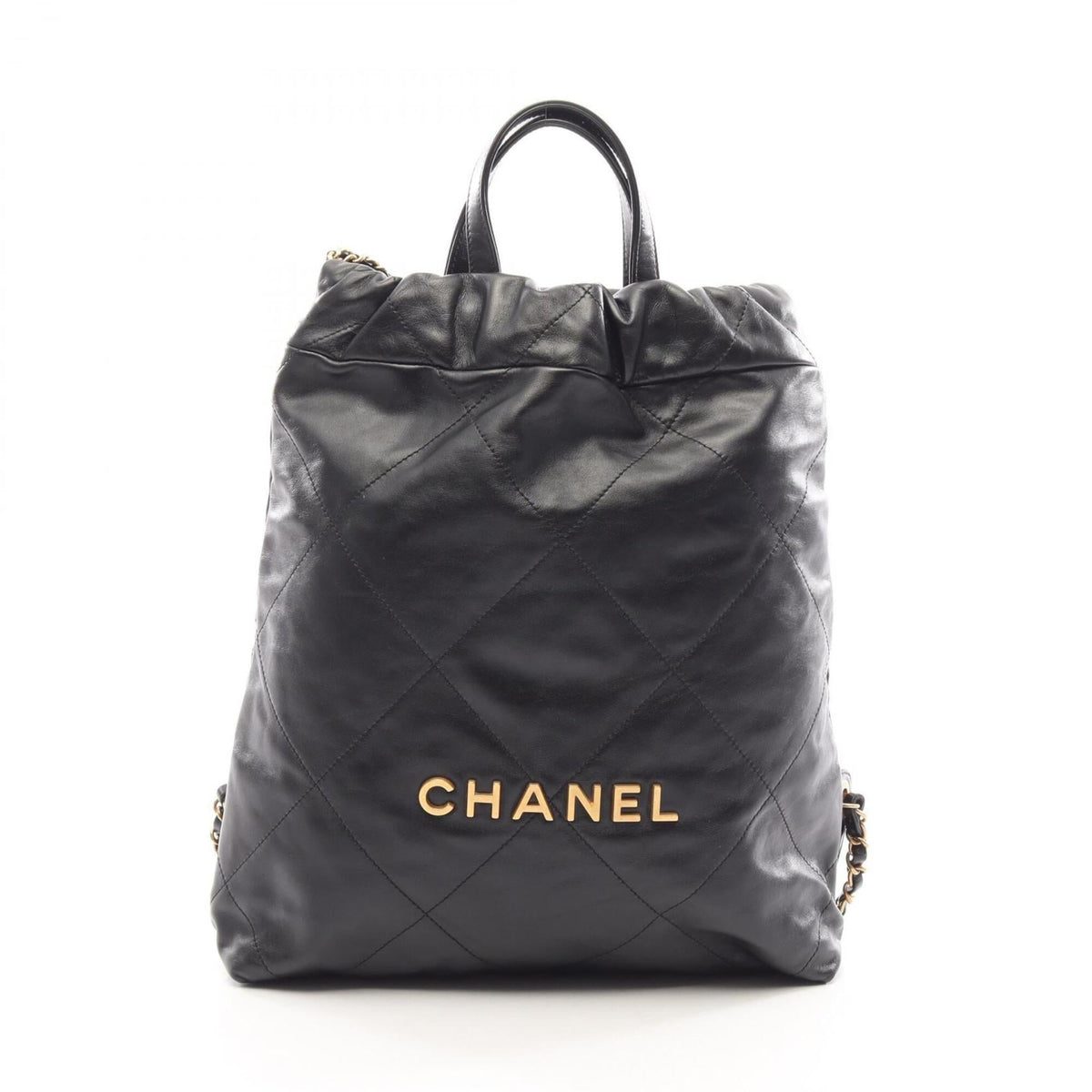 Chanel Black Leather Backpack (Pre-Owned)