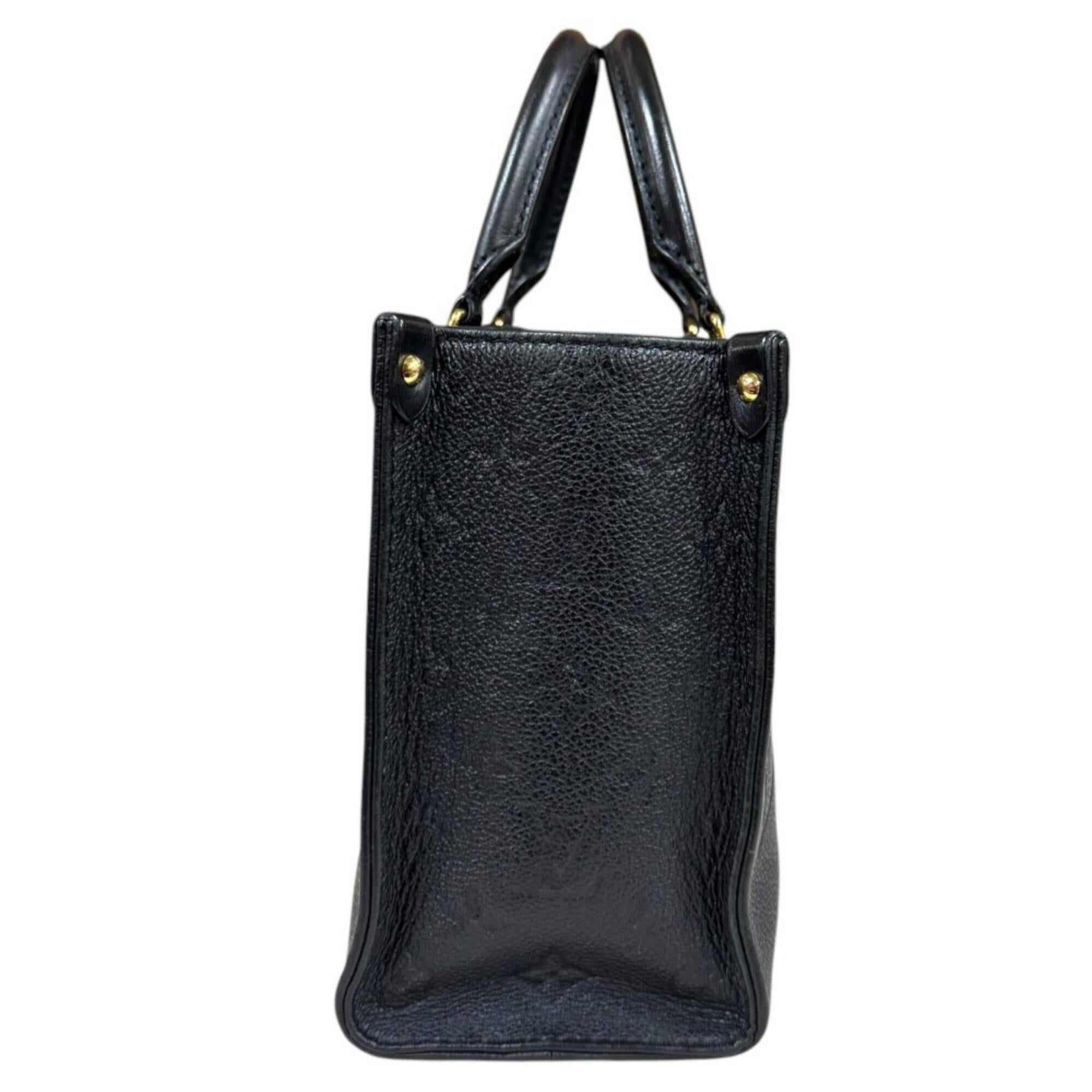 Louis Vuitton Black Noir Monogram Empreinte Shoulder Bag (Pre-Owned)