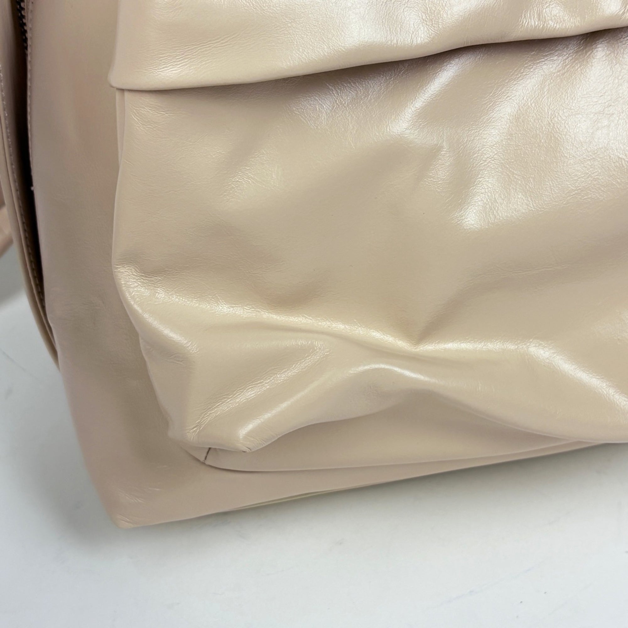 Coach Ivory Leather Backpack (Pre-Owned)