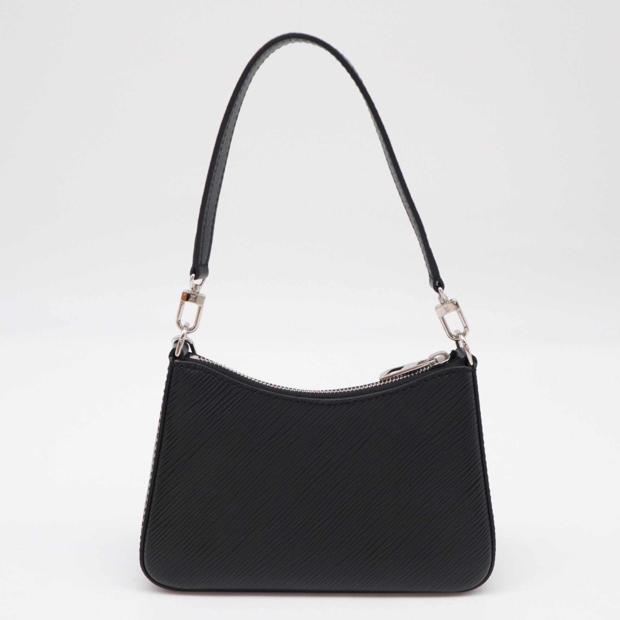 Louis Vuitton Epi Black Noir White Leather Handbag (Pre-Owned)