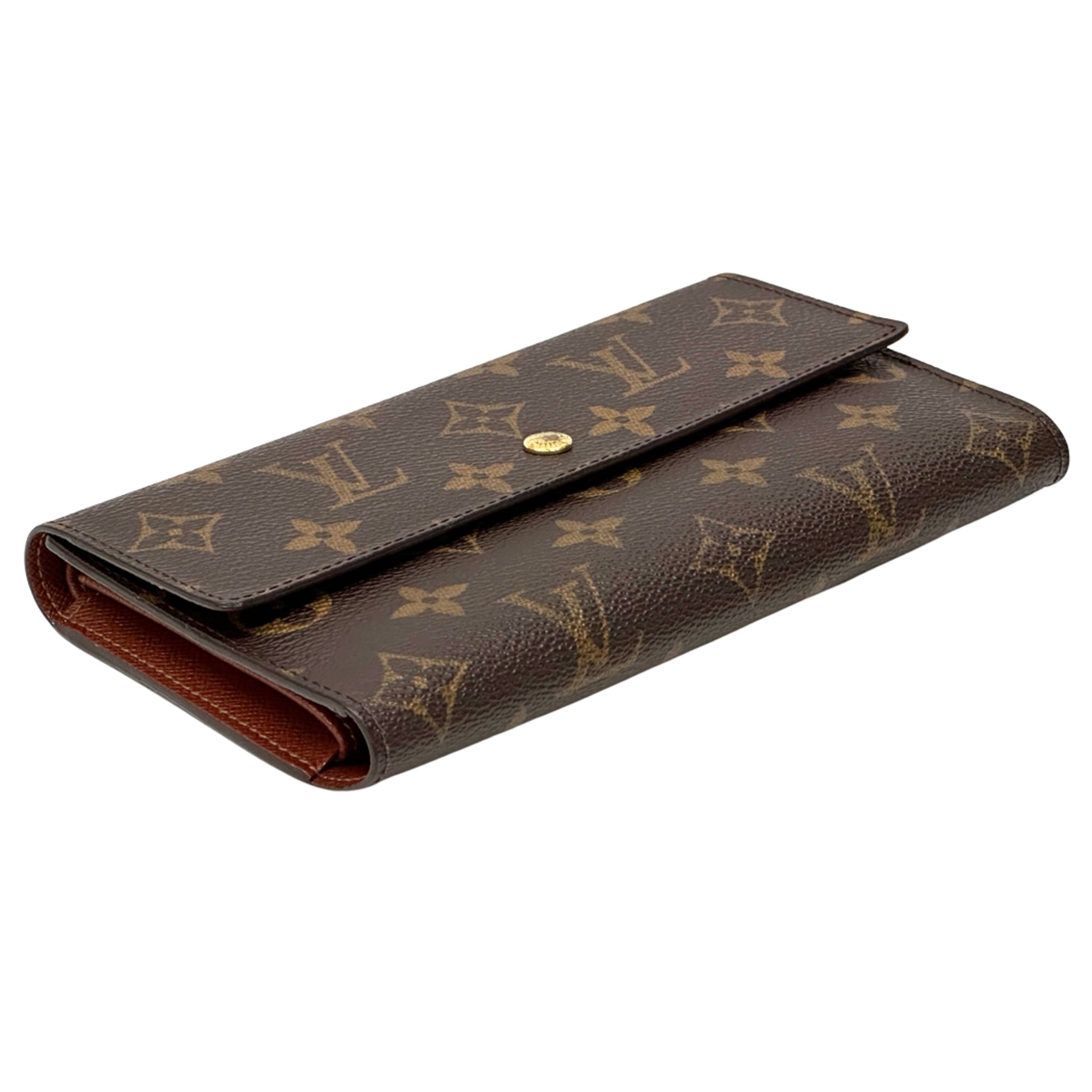 Louis Vuitton Brown Monogram Monogram Long Wallet (Tri-Fold) (Pre-Owned)