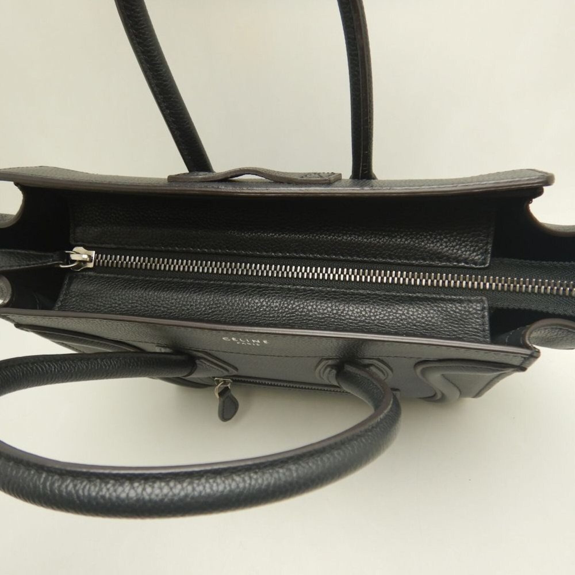 Celine Black Leather Tote Bag (Pre-Owned)