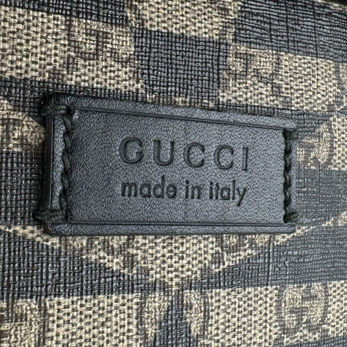Gucci Black Brown Gg Supreme Handbag Shoulder Bag (Pre-Owned)