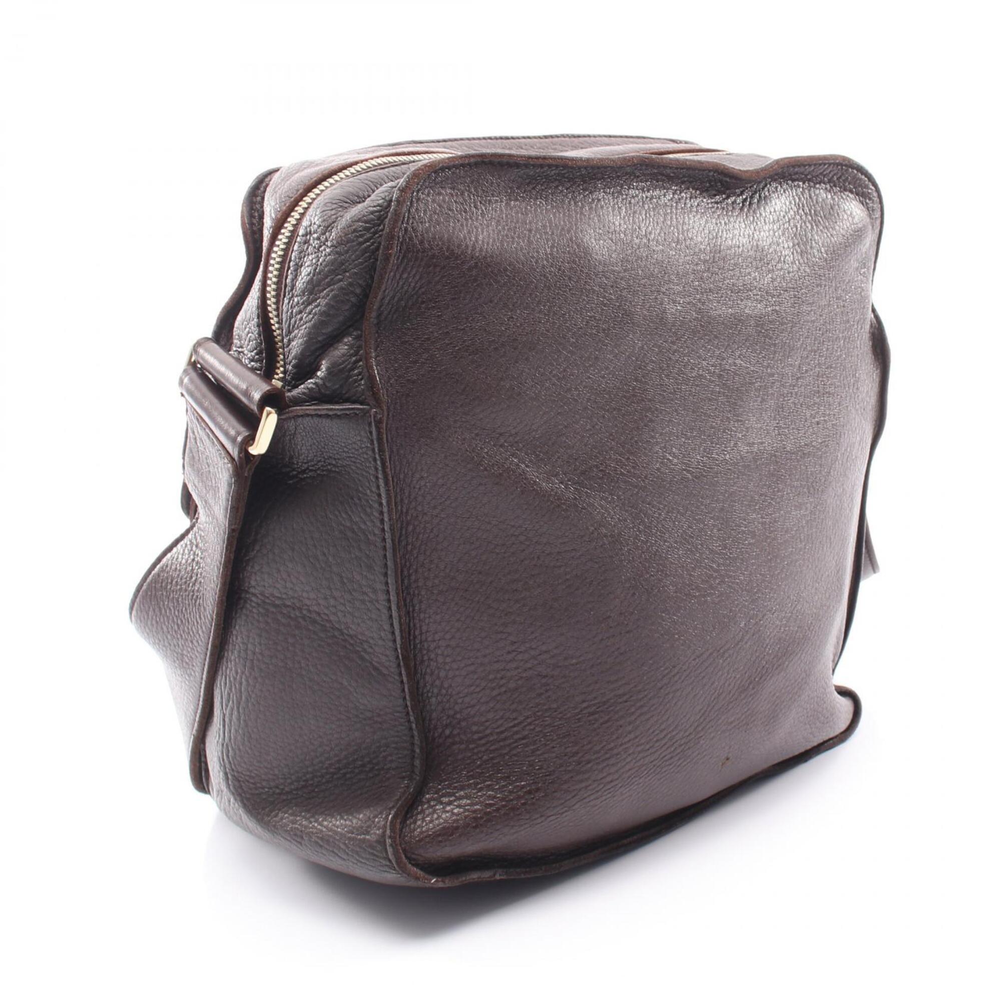 Bottega Veneta Brown Leather Shoulder Bag (Pre-Owned)