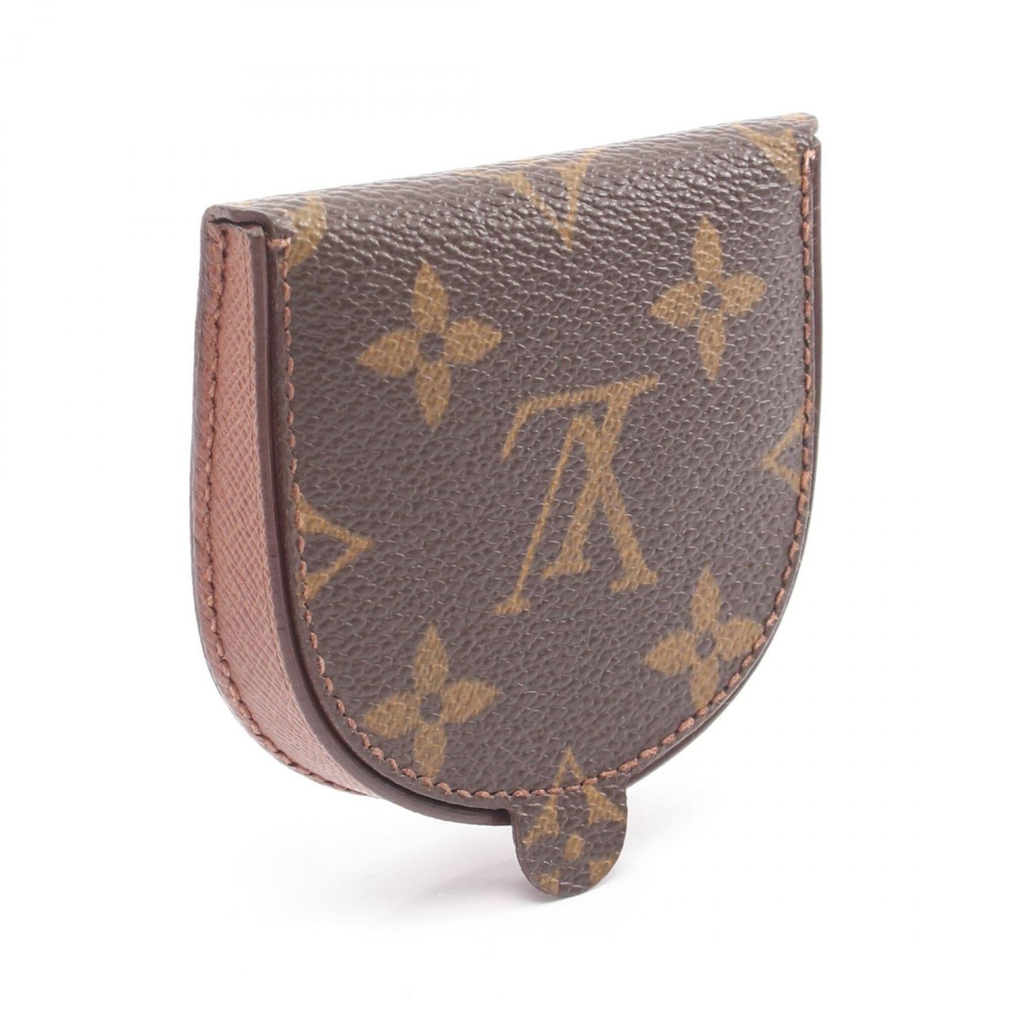Louis Vuitton Brown Pvc Leather Coin Purse/Coin Case (Pre-Owned)
