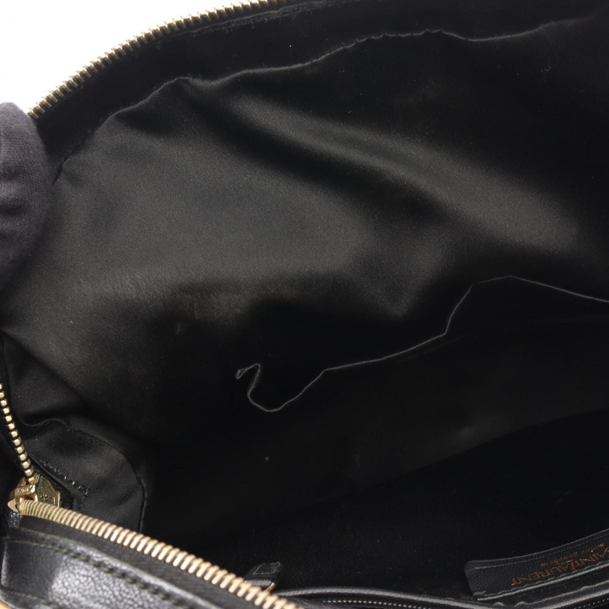 Yves Saint Laurent Black Leather Handbag (Pre-Owned)