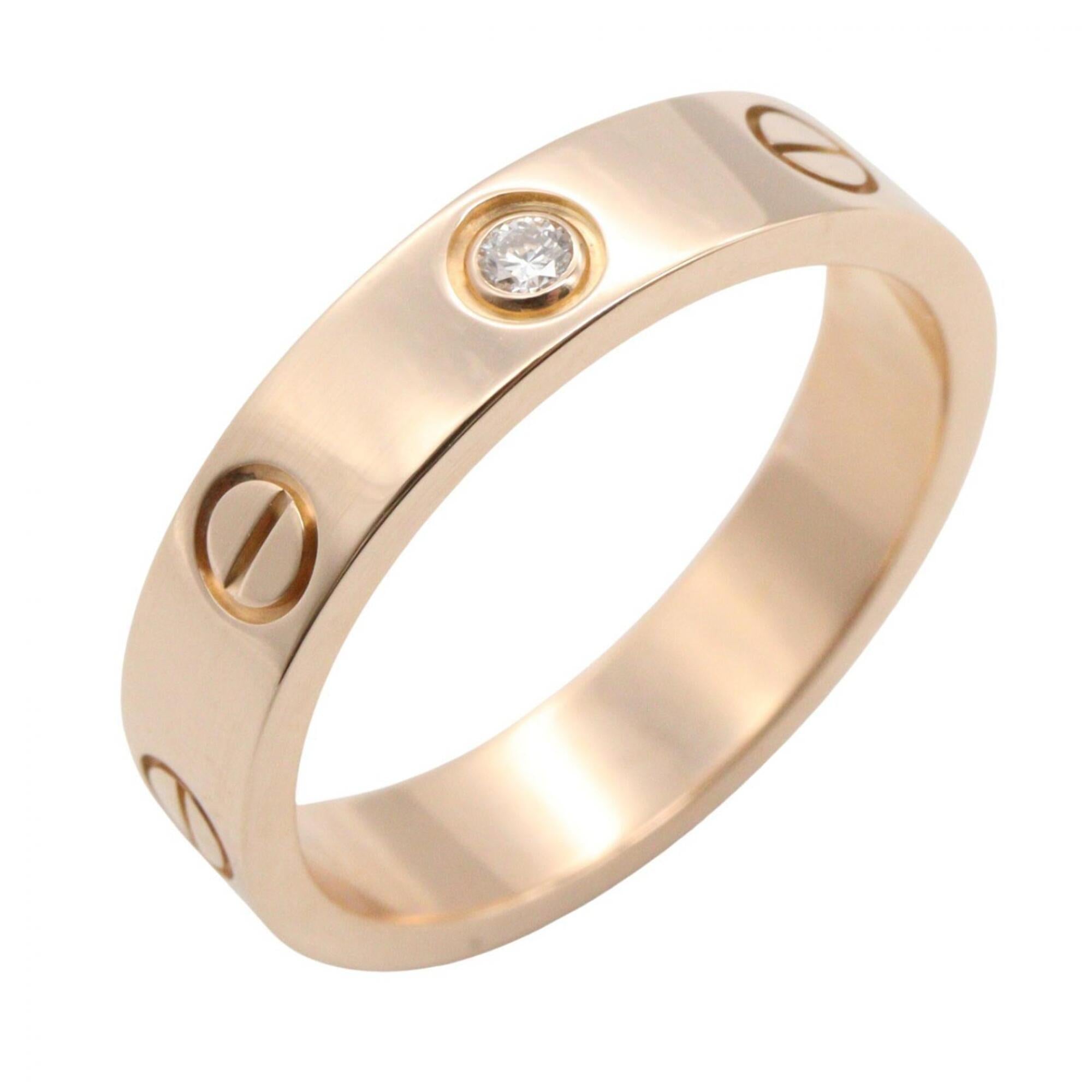 Cartier Gold Clear Pink Gold (18K) Band Ring (Pre-Owned)
