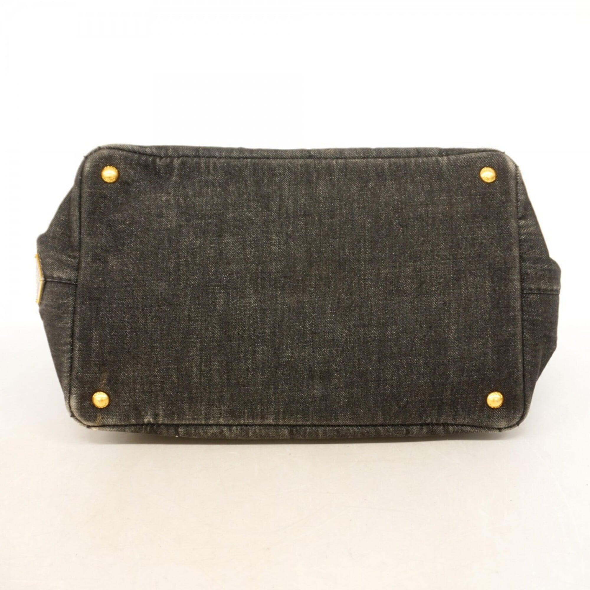 Prada Black Denim Tote Bag (Pre-Owned)