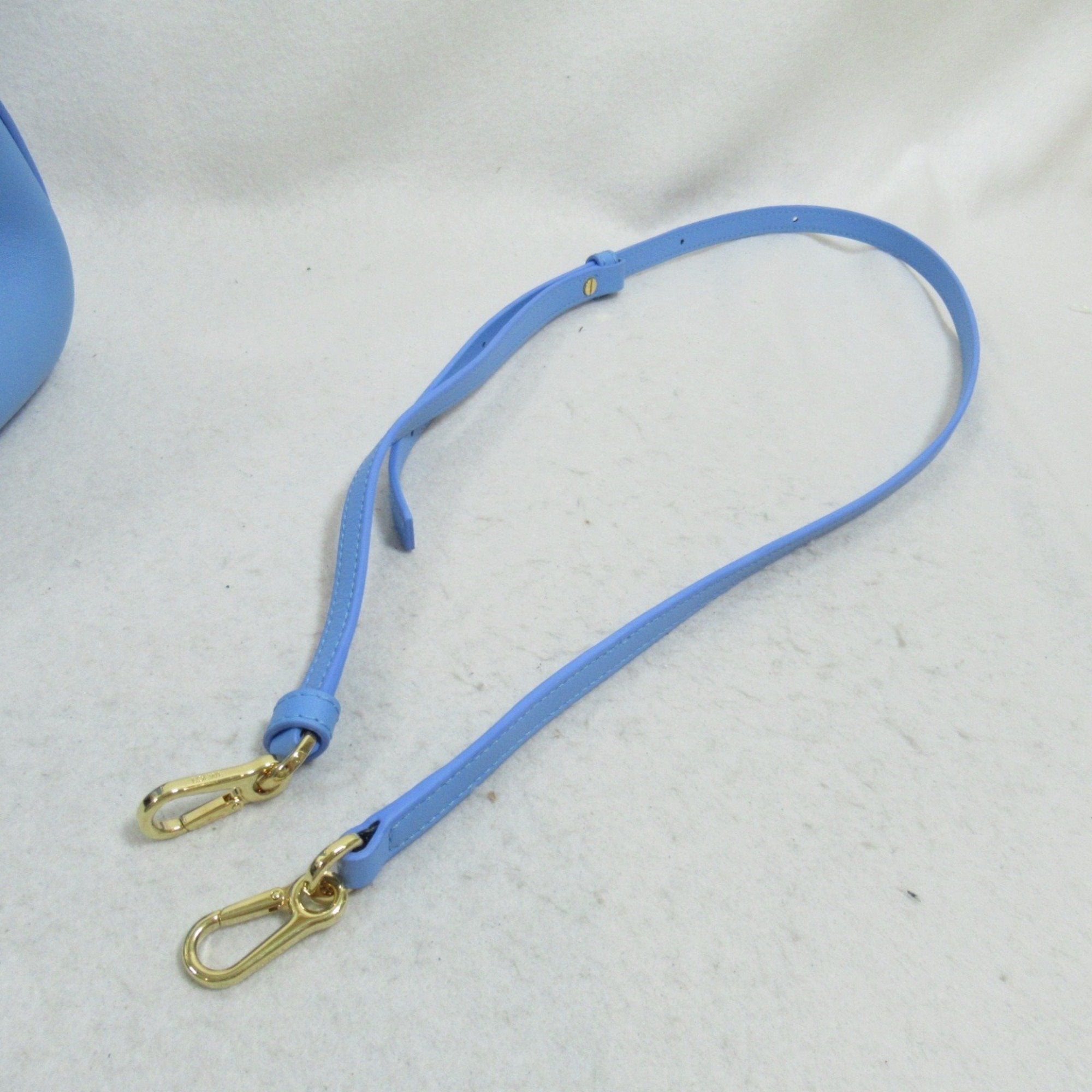 Loewe Blue Light Blue Leather Shoulder Bag (Pre-Owned)