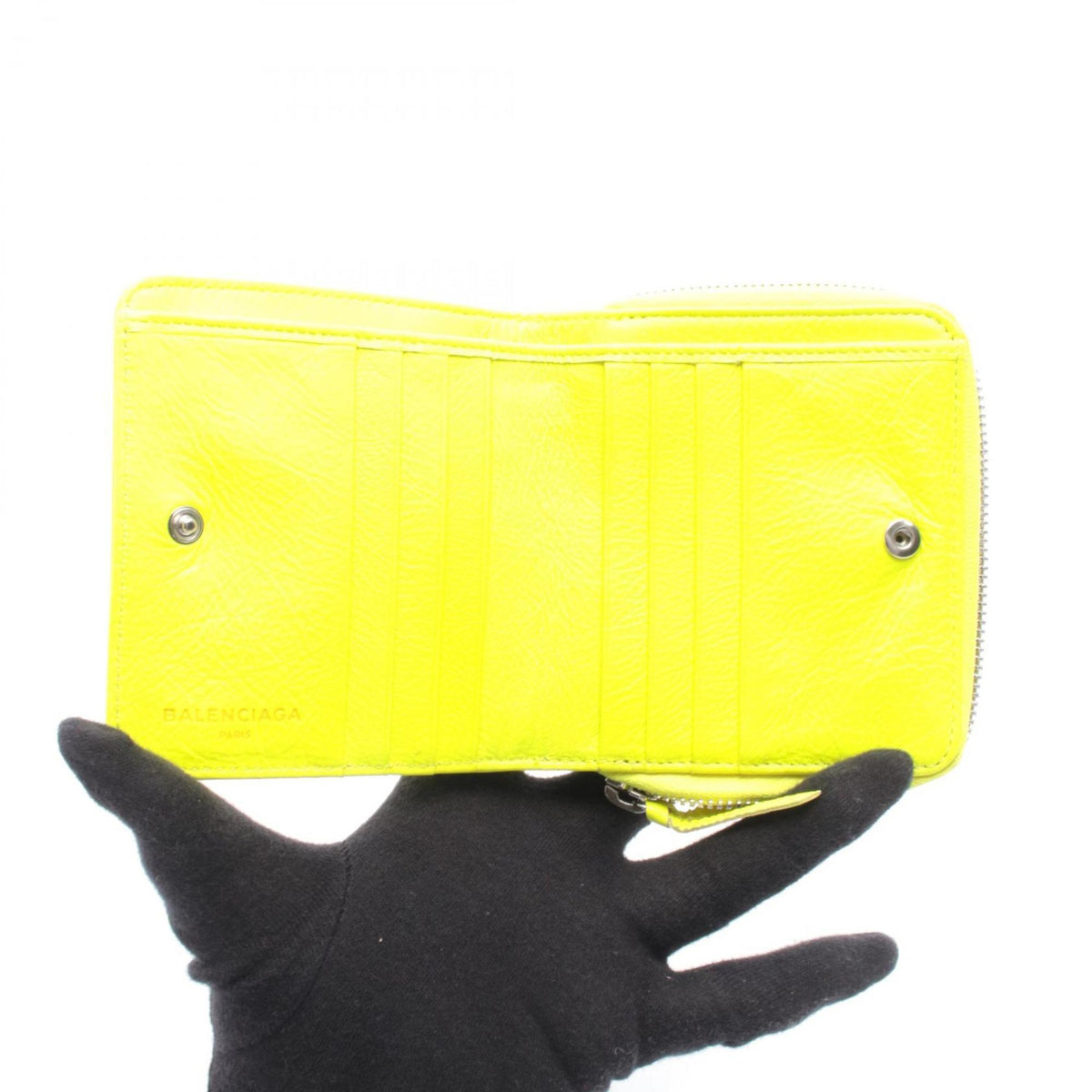 Balenciaga Yellow Leather Wallet (Bi-Fold) (Pre-Owned)