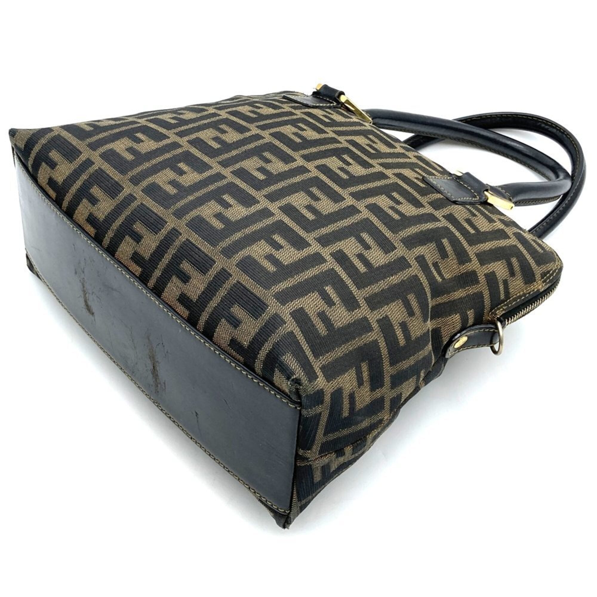 Fendi Brown Nylon Handbag (Pre-Owned)