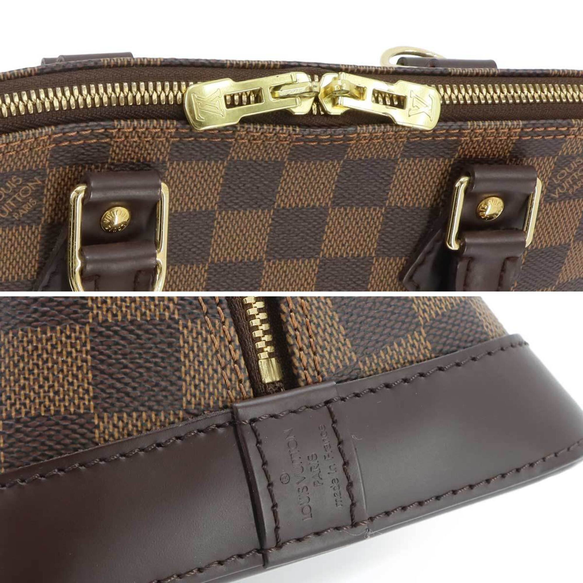 Louis Vuitton Brown Damier Canvas Ebene Damier Canvas Handbag (Pre-Owned)