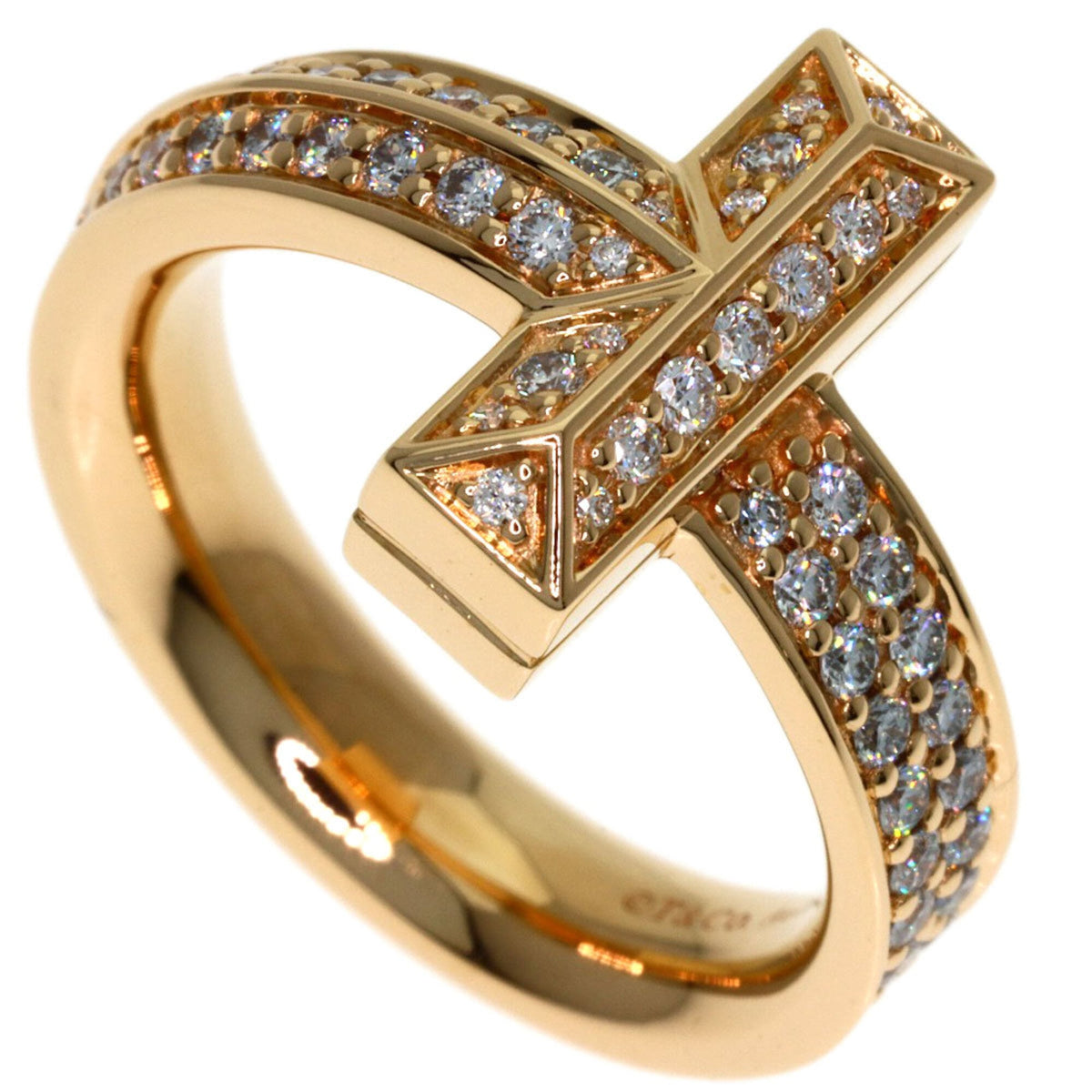 Tiffany Pink Gold (18K) Band Ring (Pre-Owned)