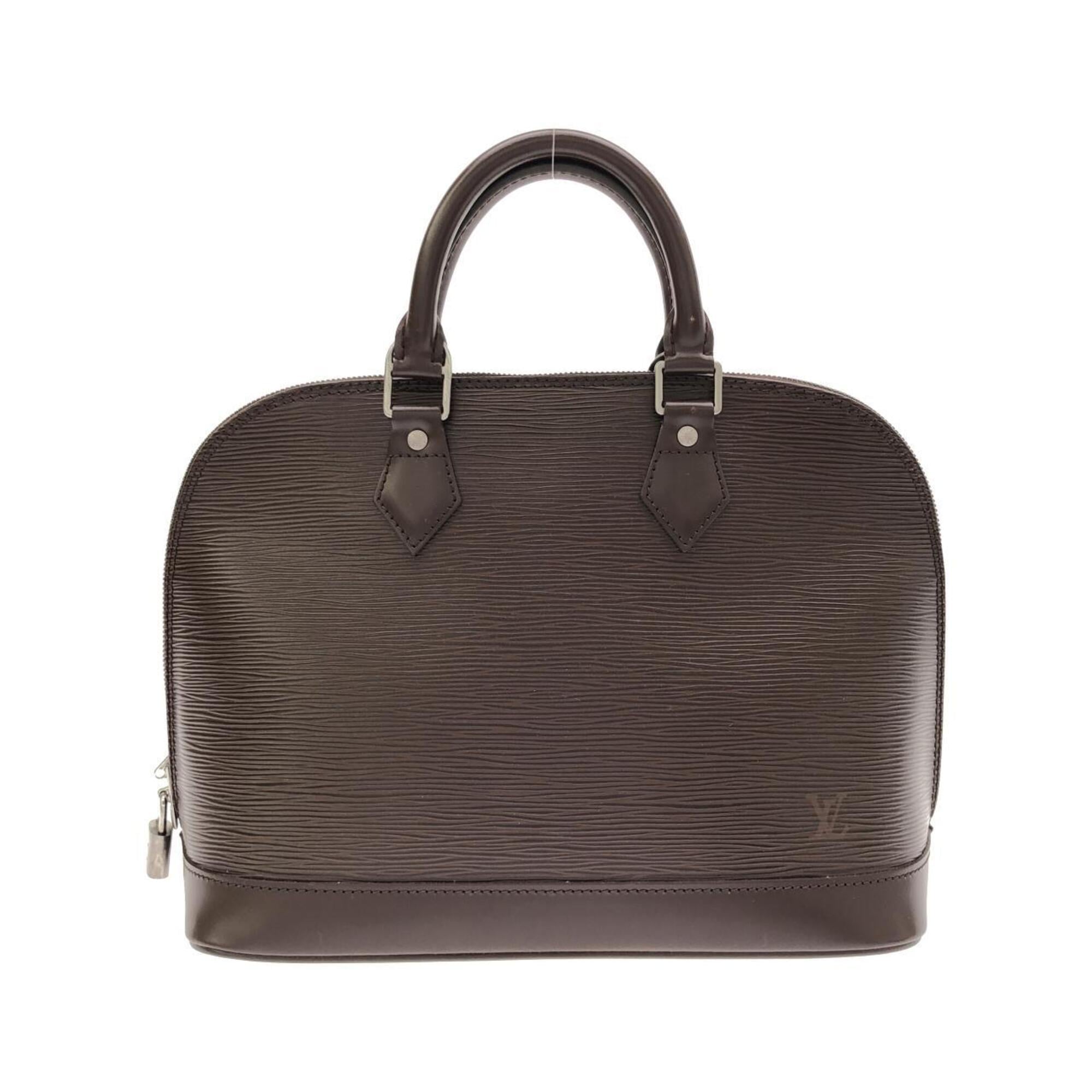 Louis Vuitton Mocha Leather Handbag (Pre-Owned)